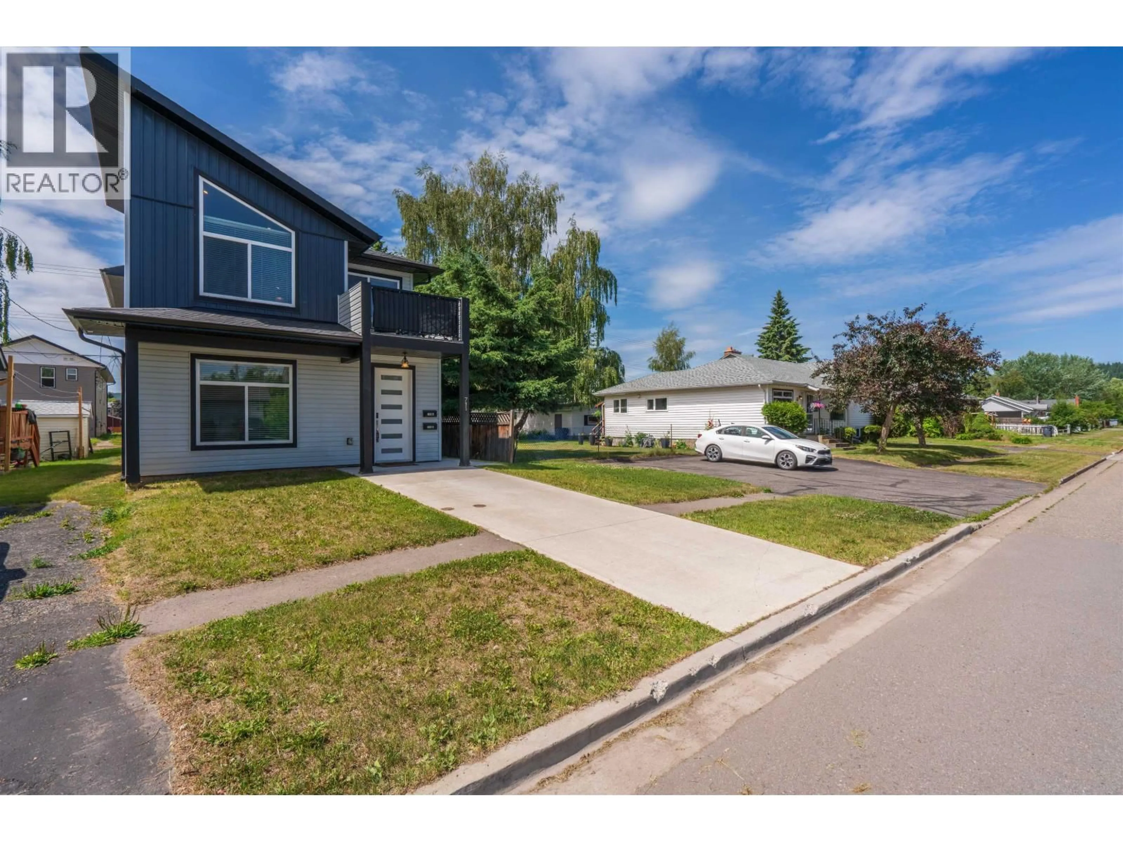 A pic from outside/outdoor area/front of a property/back of a property/a pic from drone, street for 705 BURDEN STREET, Prince George British Columbia V2M2H6