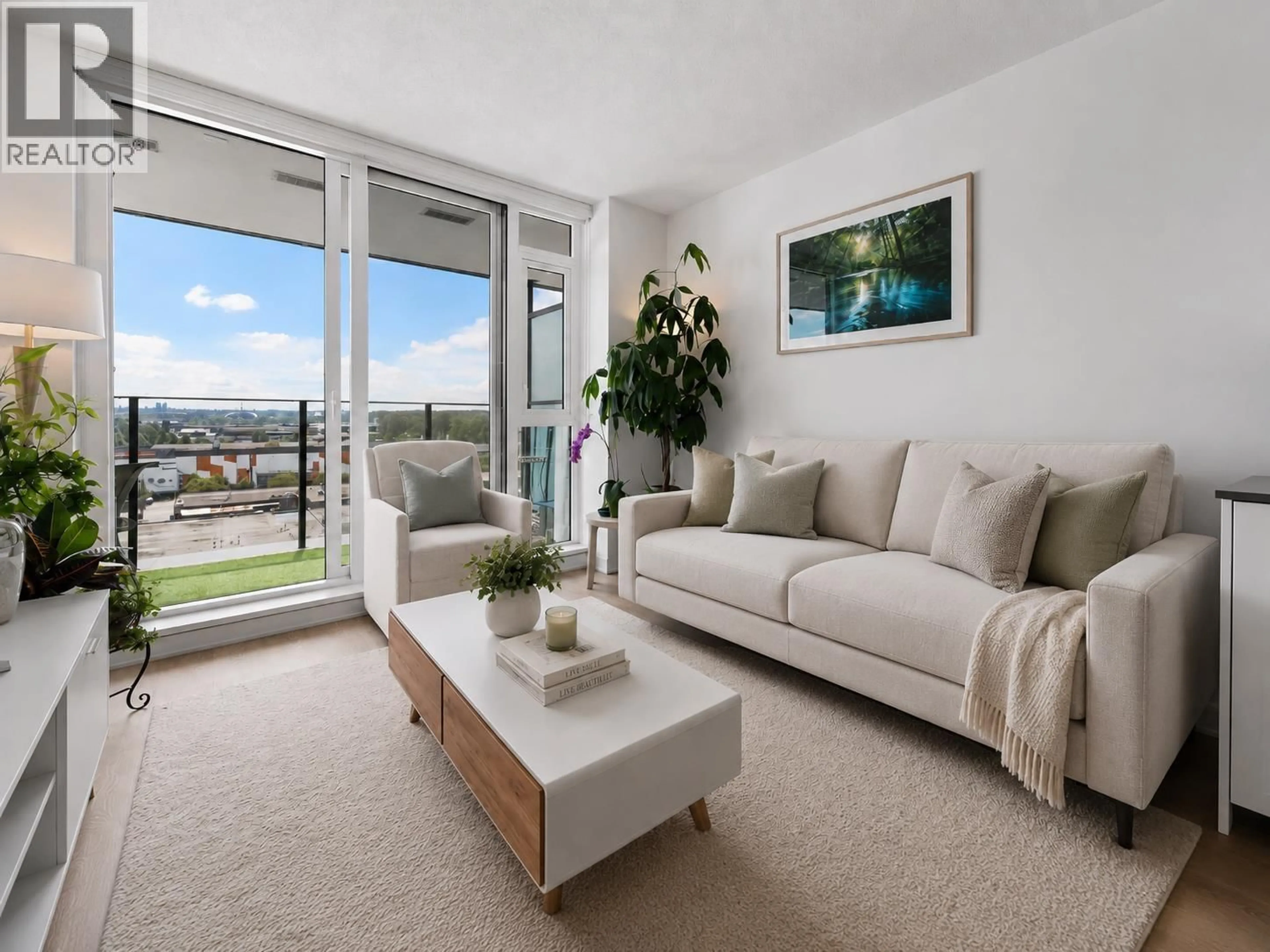 Living room with furniture, unknown for 704 - 1401 HUNTER STREET, North Vancouver British Columbia V7J0E2