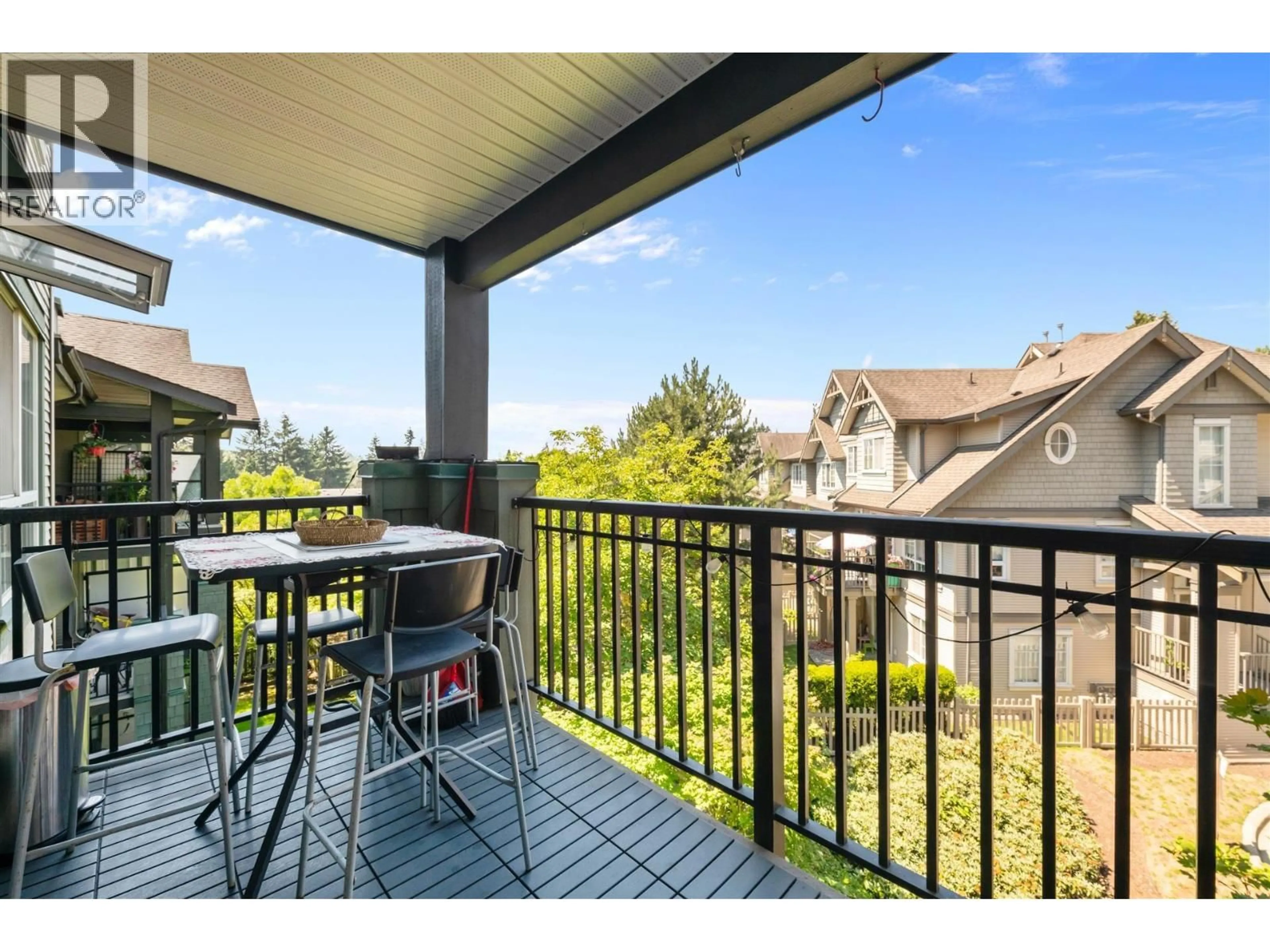 Patio, water/lake/river/ocean view for 419 - 9098 HALSTON COURT, Burnaby British Columbia V3N0A6