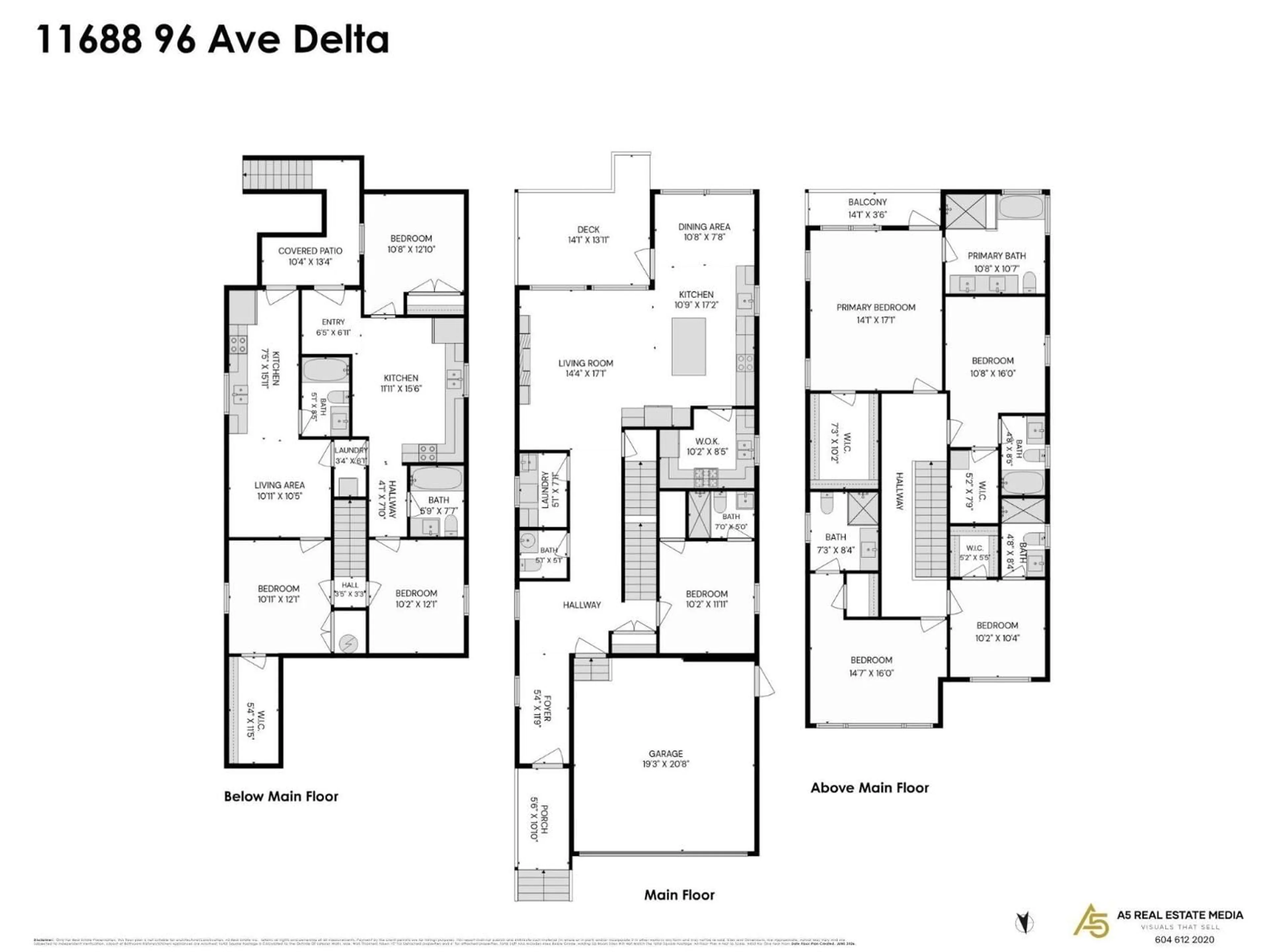 Floor plan for 11688 96 AVENUE, Delta British Columbia V4C3W7