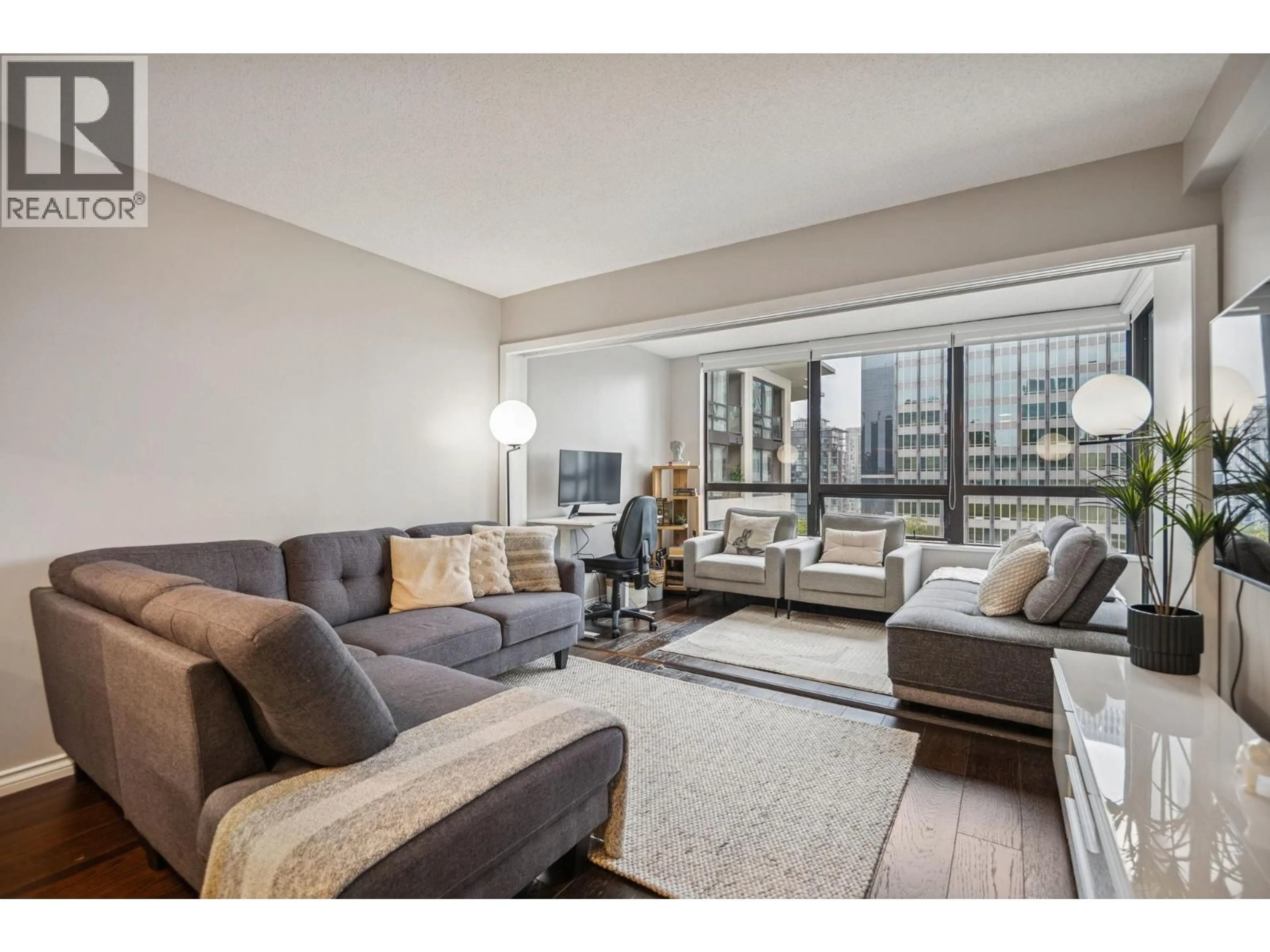 Living room with furniture, unknown for 2205 - 938 SMITHE STREET, Vancouver British Columbia V6Z0A4
