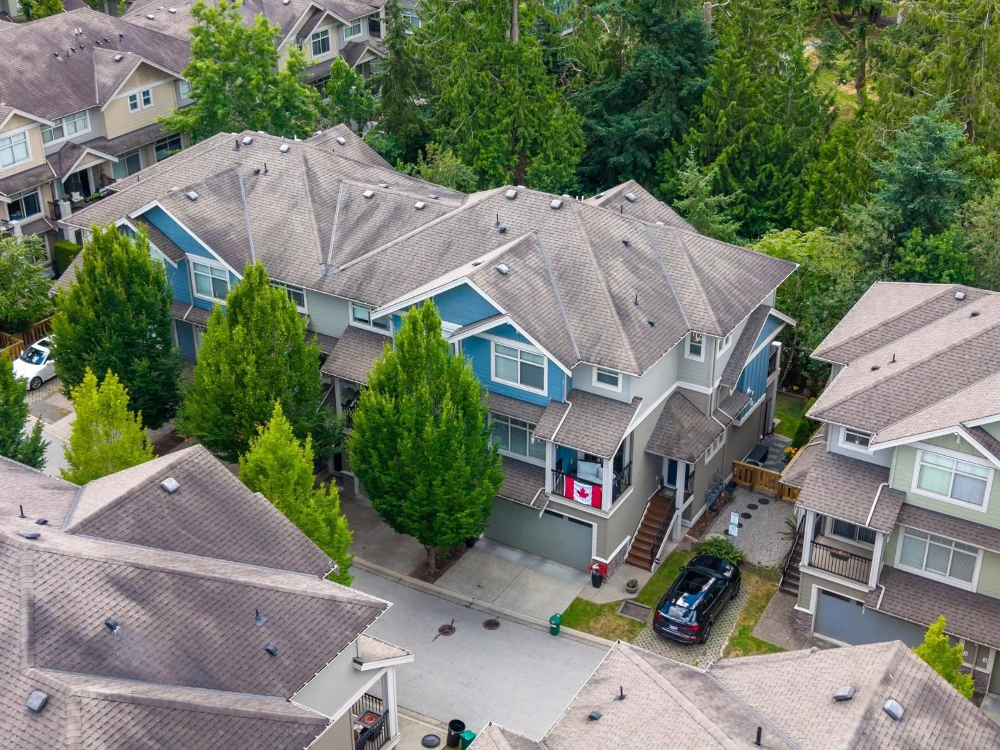 A pic from outside/outdoor area/front of a property/back of a property/a pic from drone, unknown for 43 - 22225 50 AVENUE, Langley British Columbia V2Y0G7