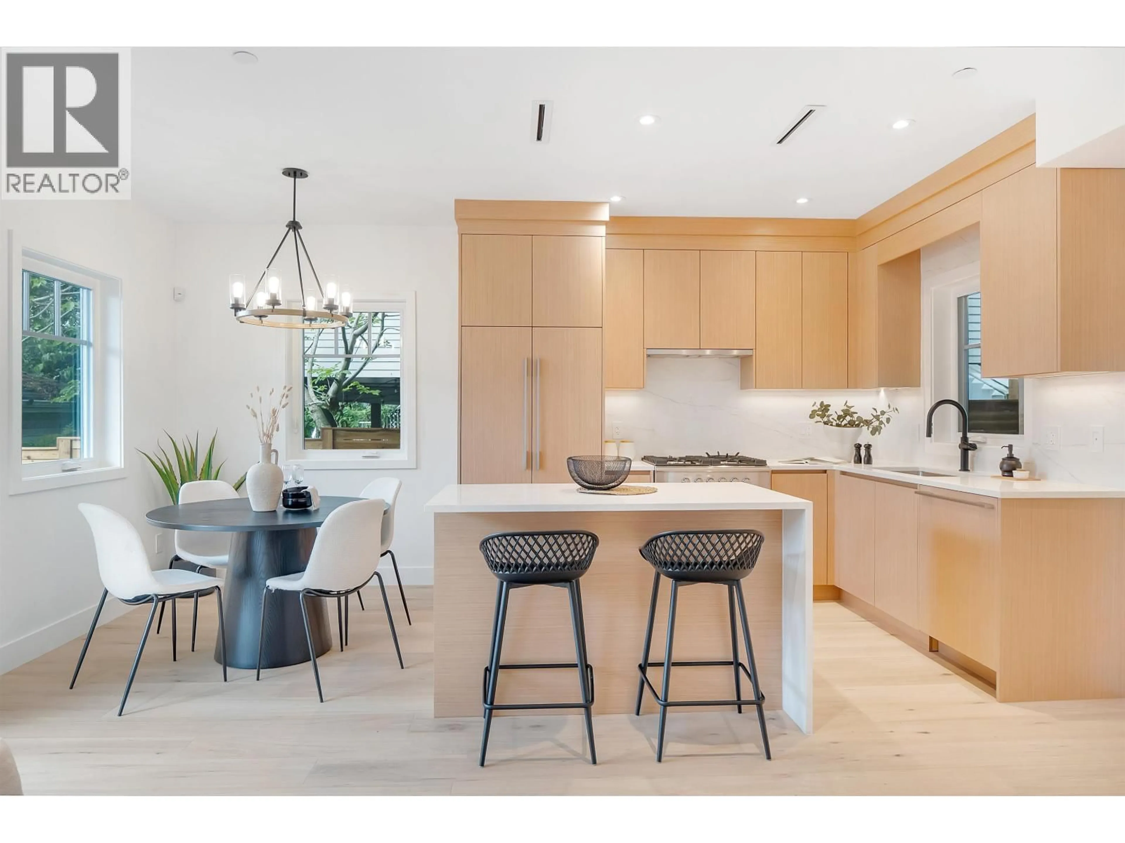 Contemporary kitchen, ceramic/tile floor for 265 6TH STREET, North Vancouver British Columbia V7M1K7