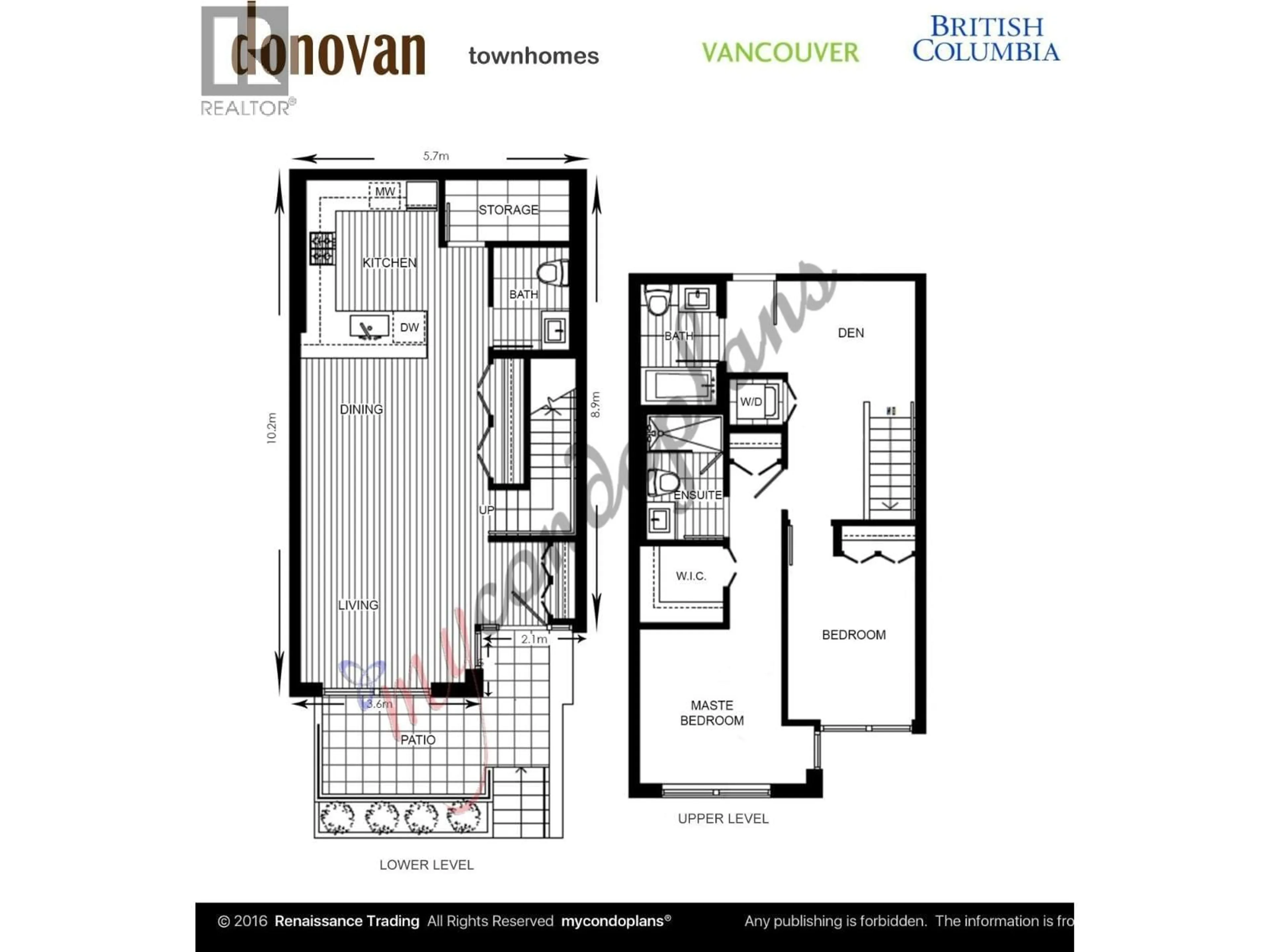 Floor plan for 1051 RICHARDS STREET, Vancouver British Columbia V6B0C2