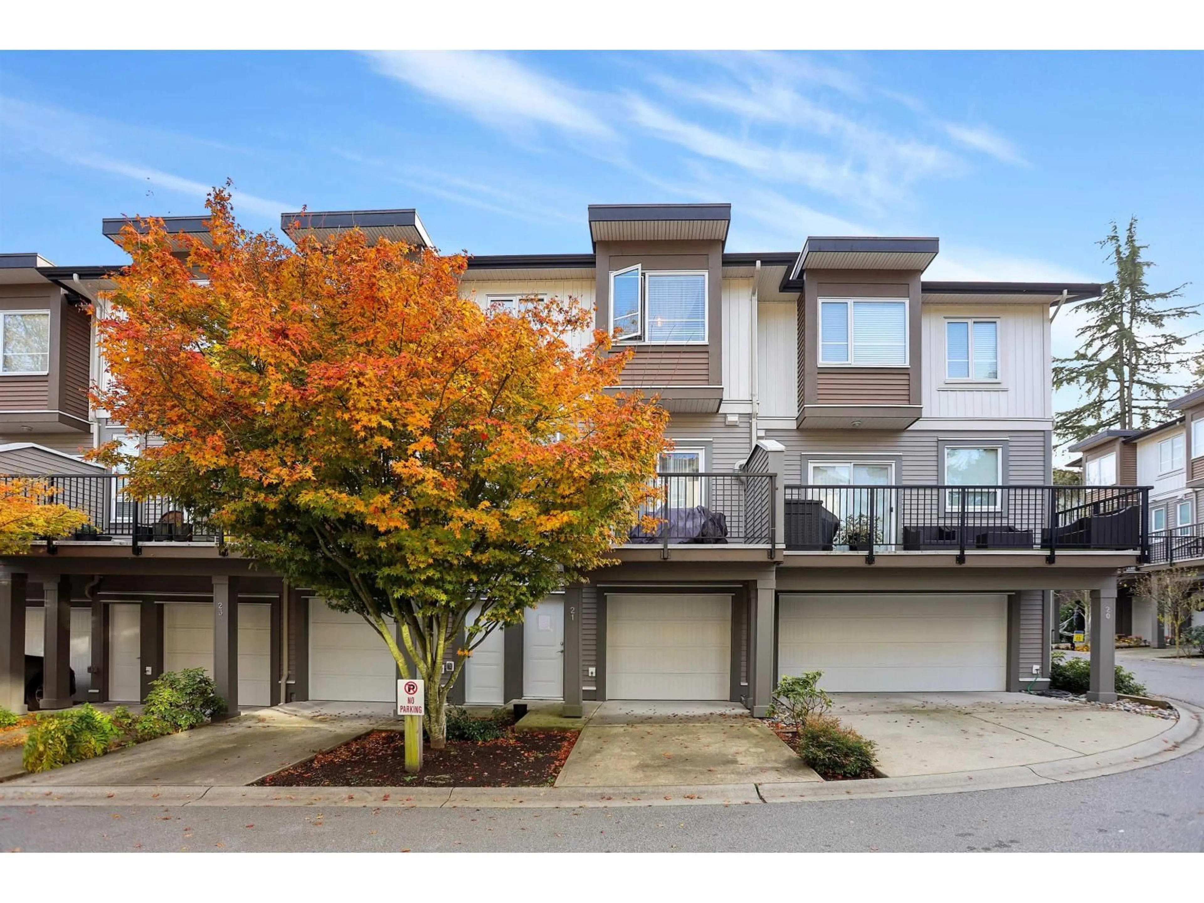A pic from outside/outdoor area/front of a property/back of a property/a pic from drone, street for 21 - 5888 144 STREET, Surrey British Columbia V3X0G8