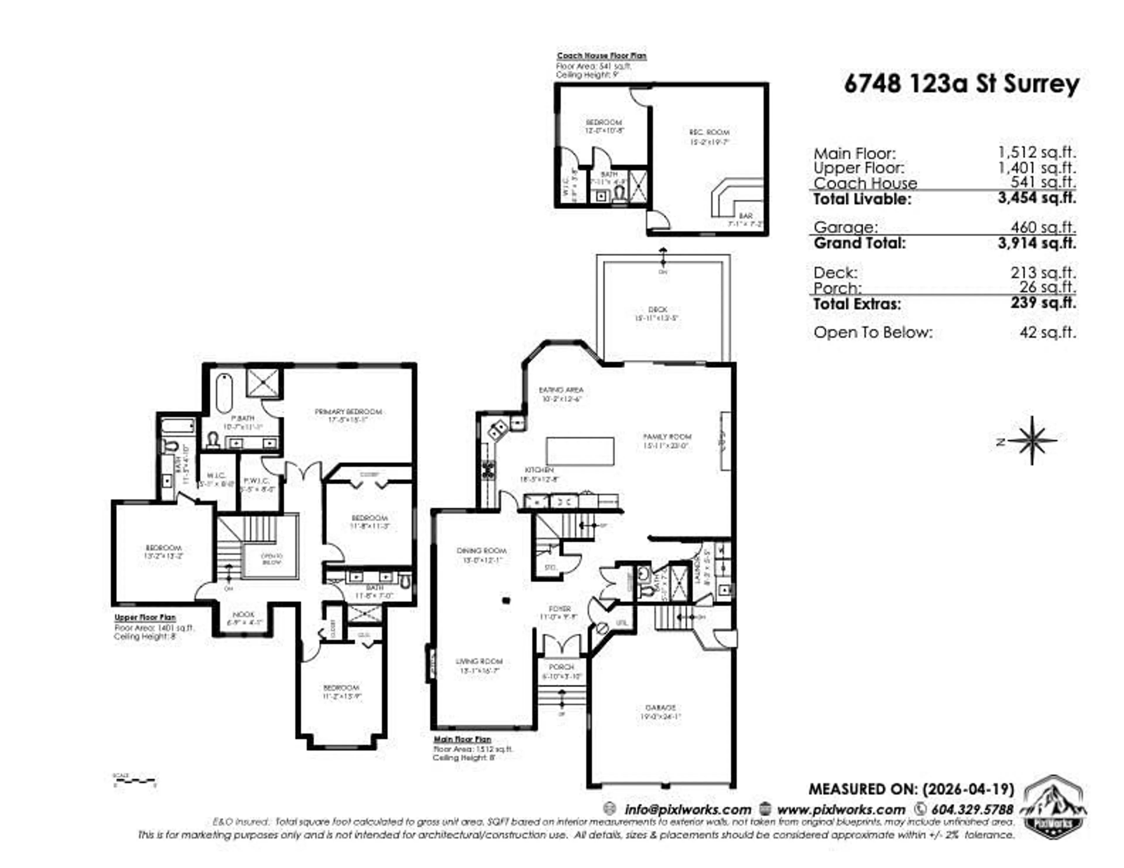 Floor plan for 6748 123A STREET, Surrey British Columbia V3W0Z1