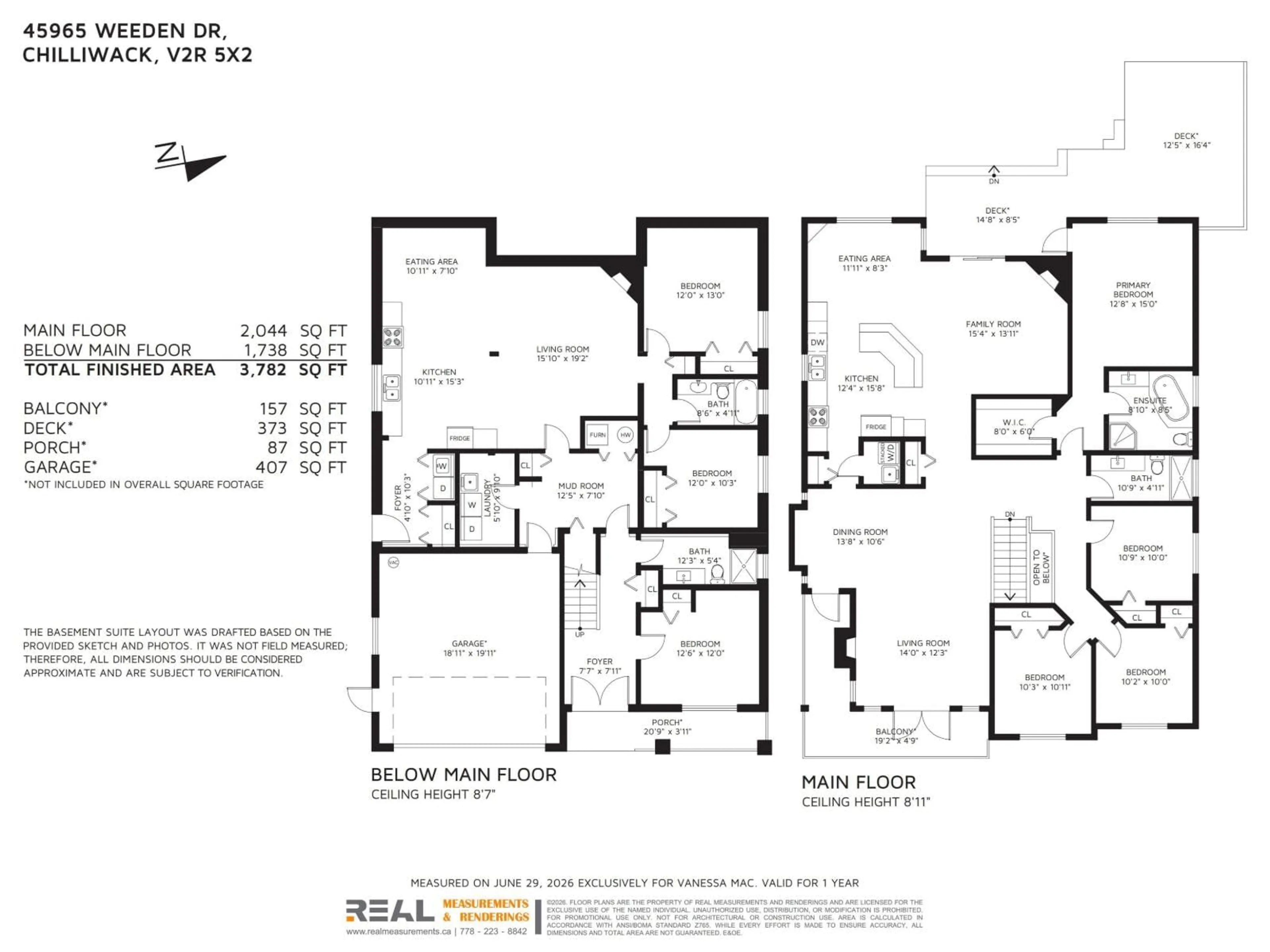Floor plan for 45965 WEEDEN DRIVE, Chilliwack British Columbia V2R5X2