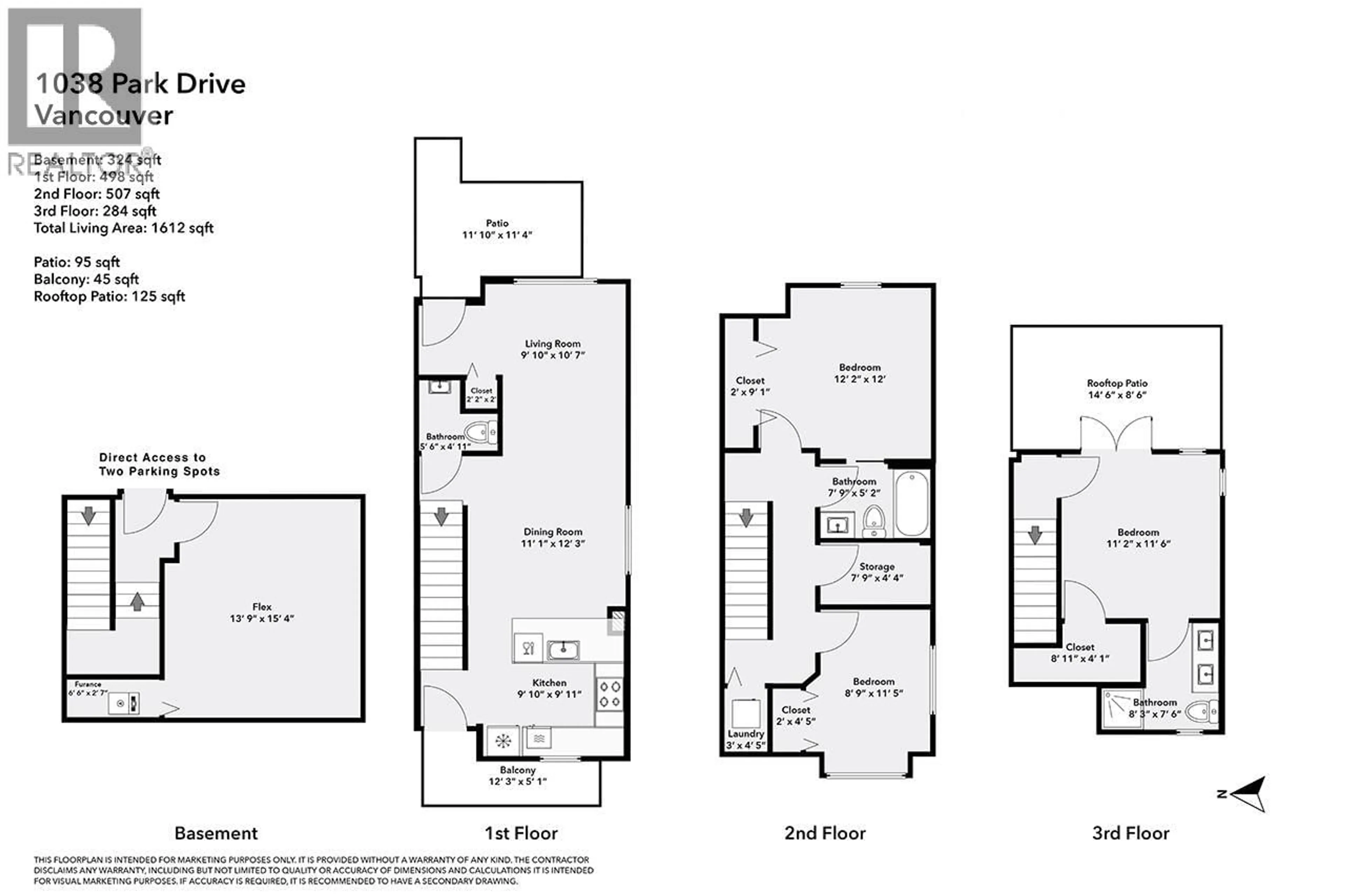 Floor plan for 1038 PARK DRIVE, Vancouver British Columbia V6P0H9