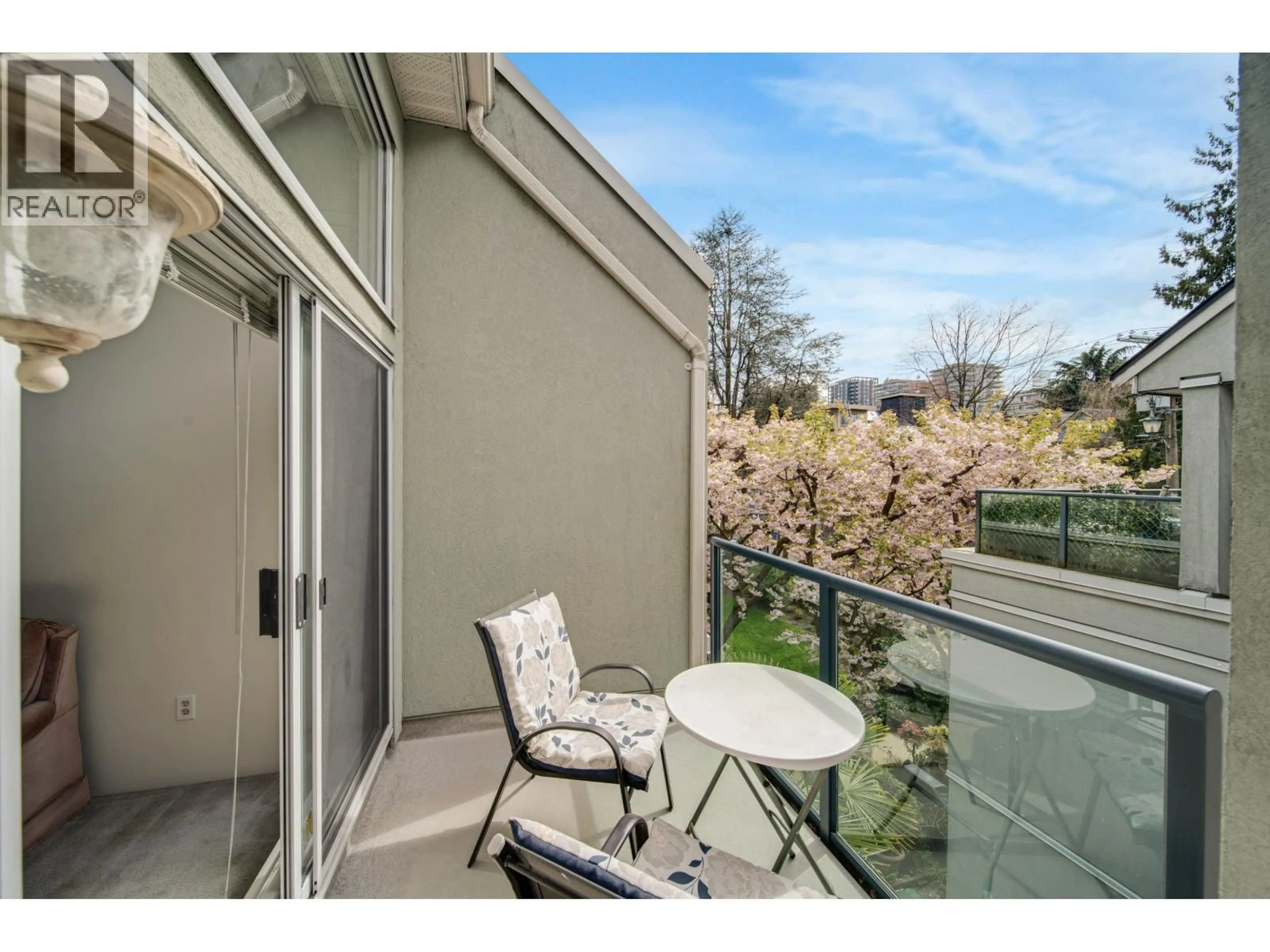 Patio, water/lake/river/ocean view for 315 - 1510 NELSON STREET, Vancouver British Columbia V6G1M1