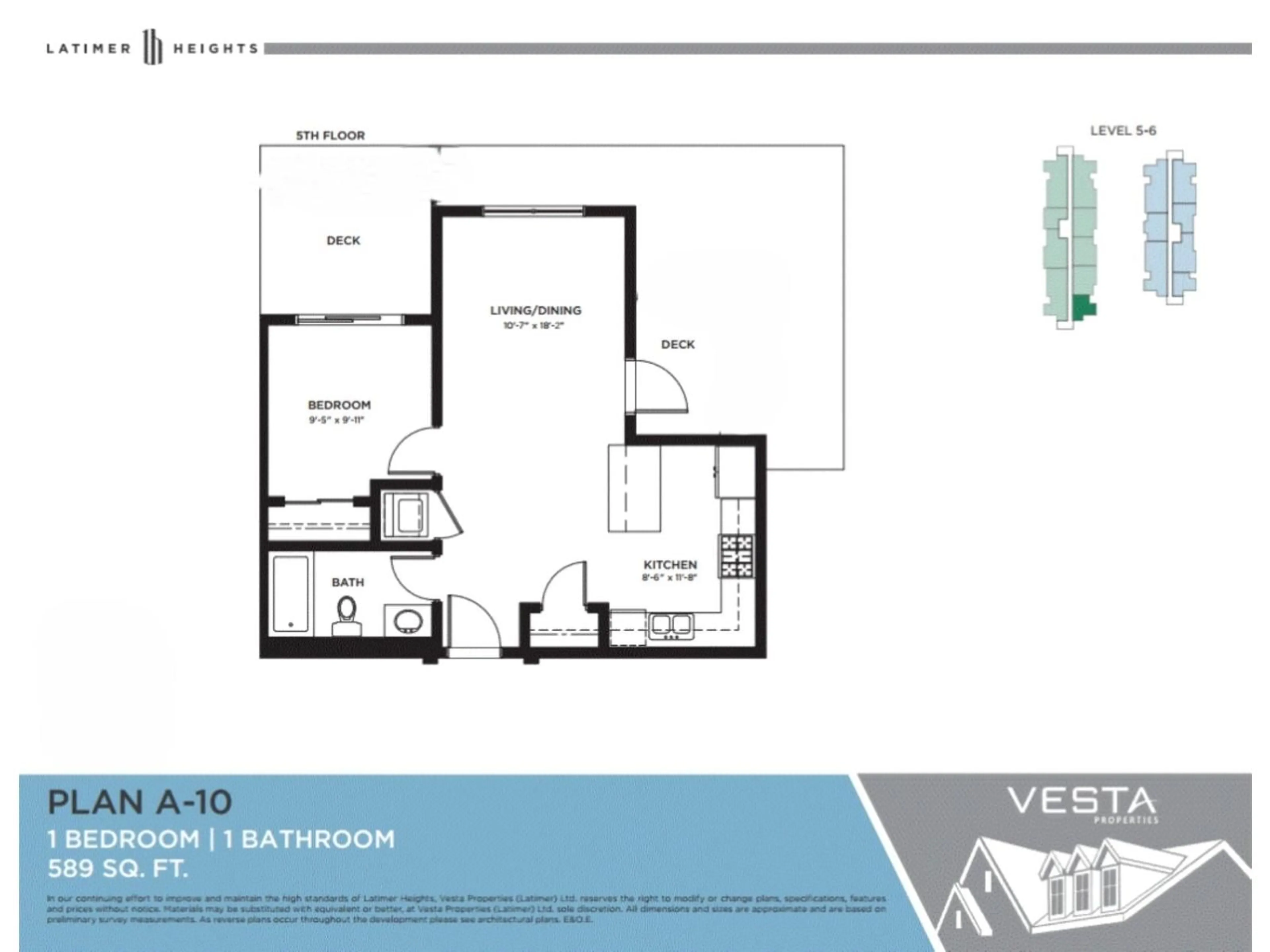 Floor plan for A507 - 20018 83A AVENUE, Langley British Columbia V2Y3P3