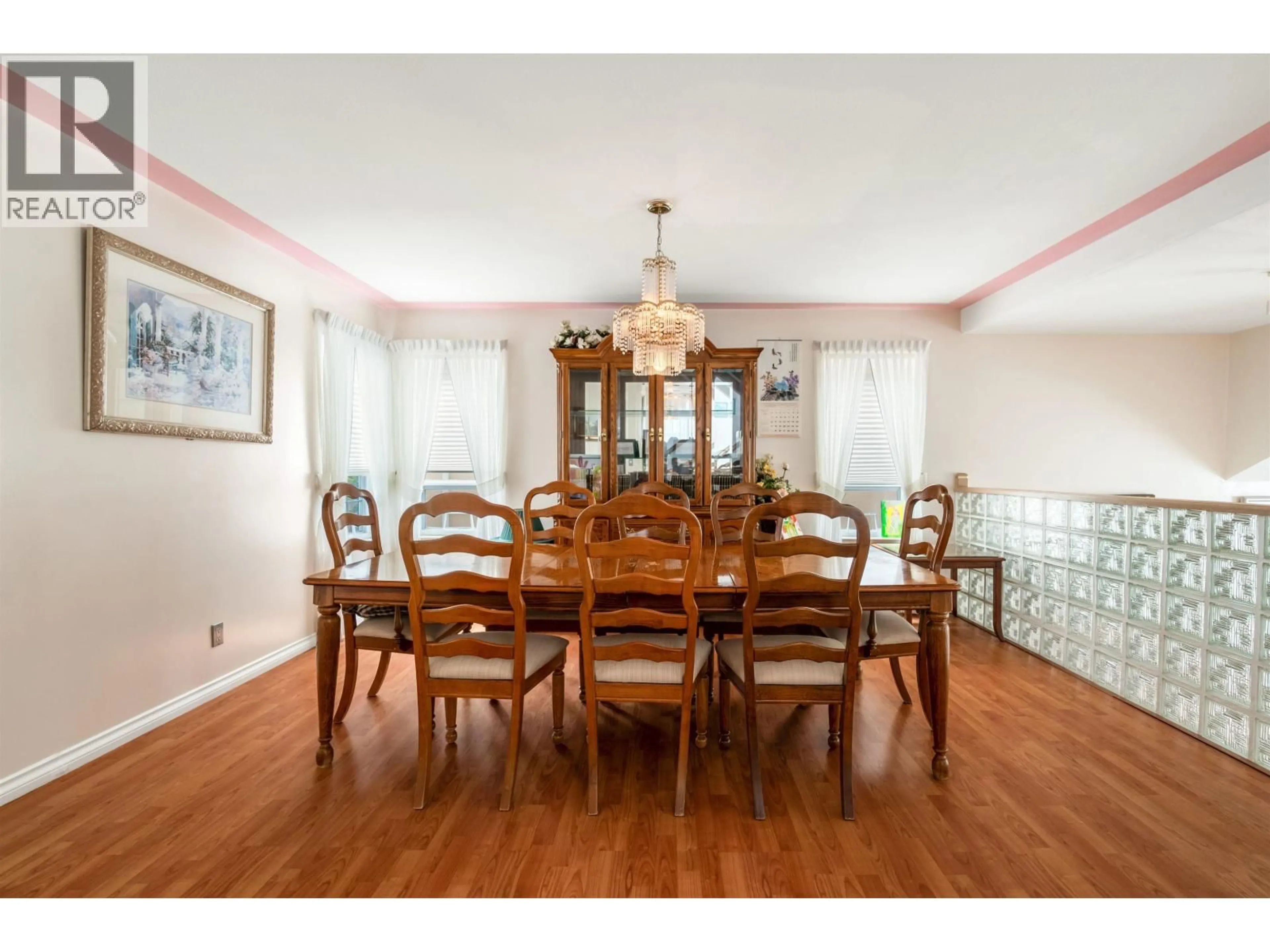 Dining room, wood/laminate floor for 116 RAVINE DRIVE, Port Moody British Columbia V3H4T2