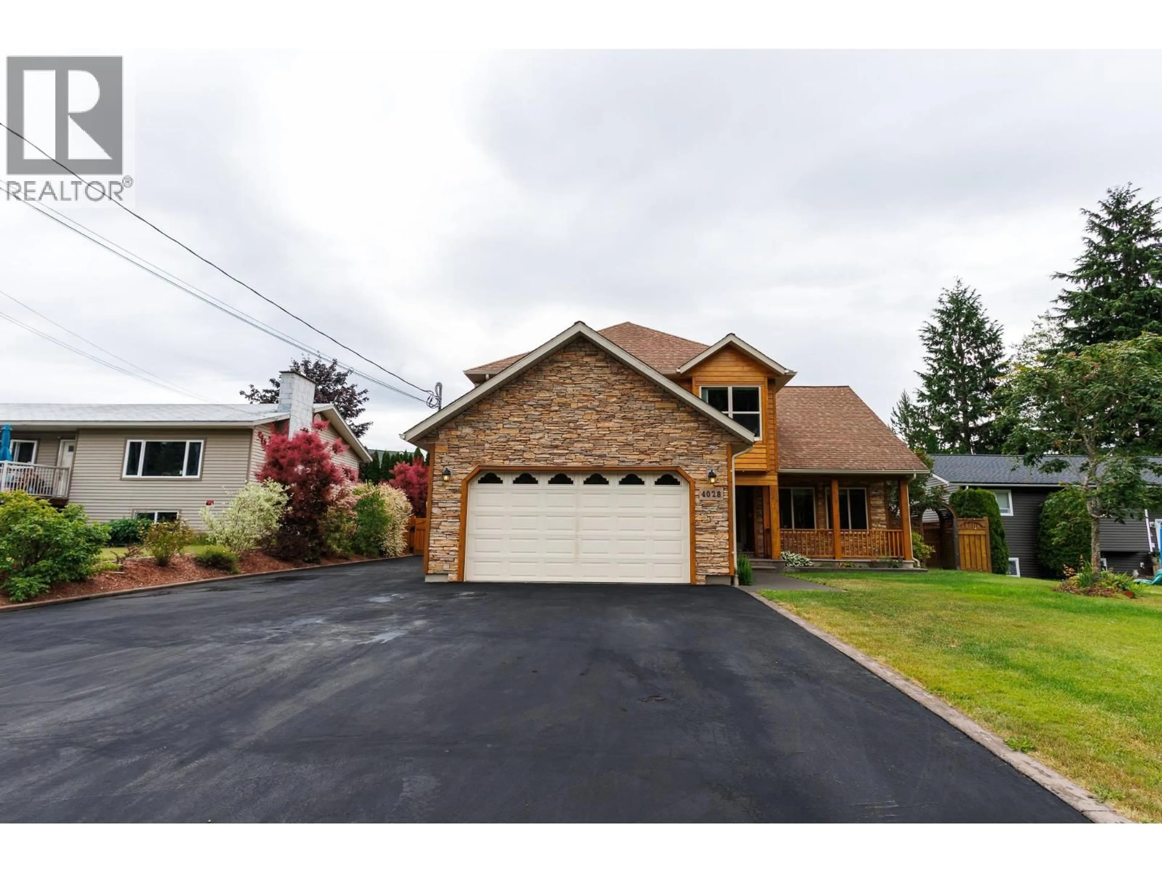 Home with brick exterior material, street for 4028 MUNROE STREET, Terrace British Columbia V8G3C5