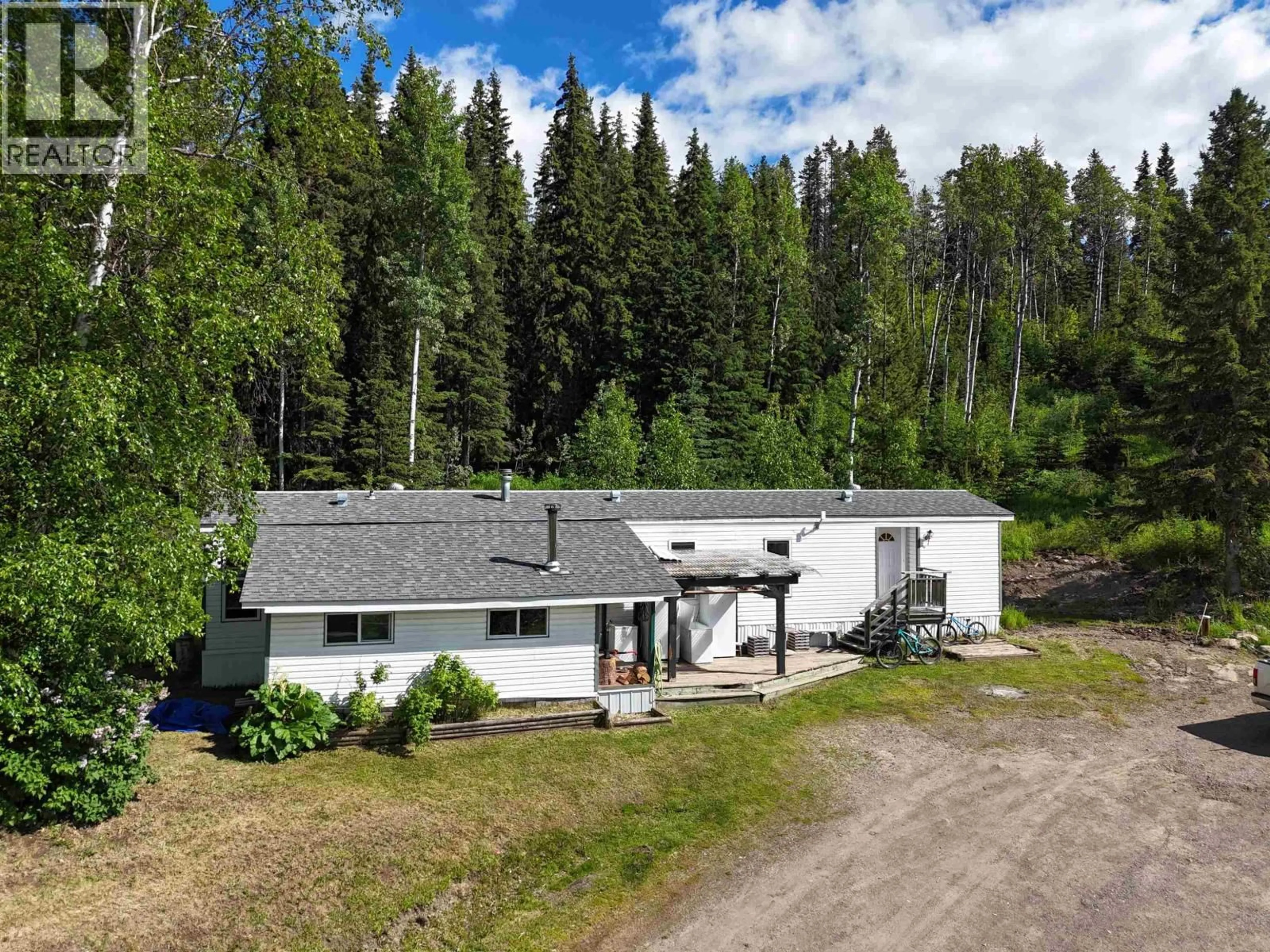 A pic from outside/outdoor area/front of a property/back of a property/a pic from drone, unknown for 1220 LOWLAND ROAD, Smithers British Columbia V0J2N6