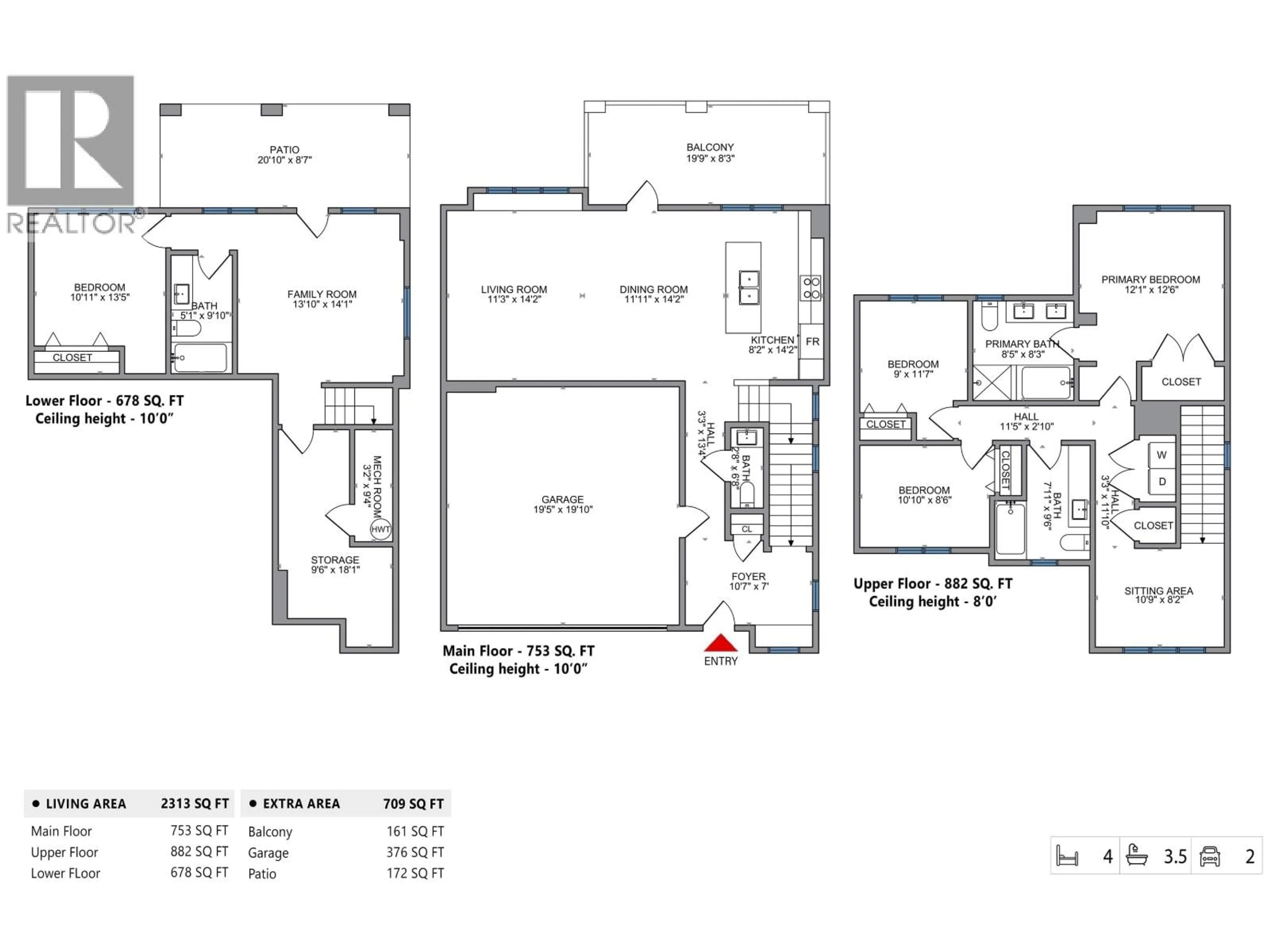 Floor plan for 95 - 3552 VICTORIA DRIVE, Coquitlam British Columbia V3E0N7