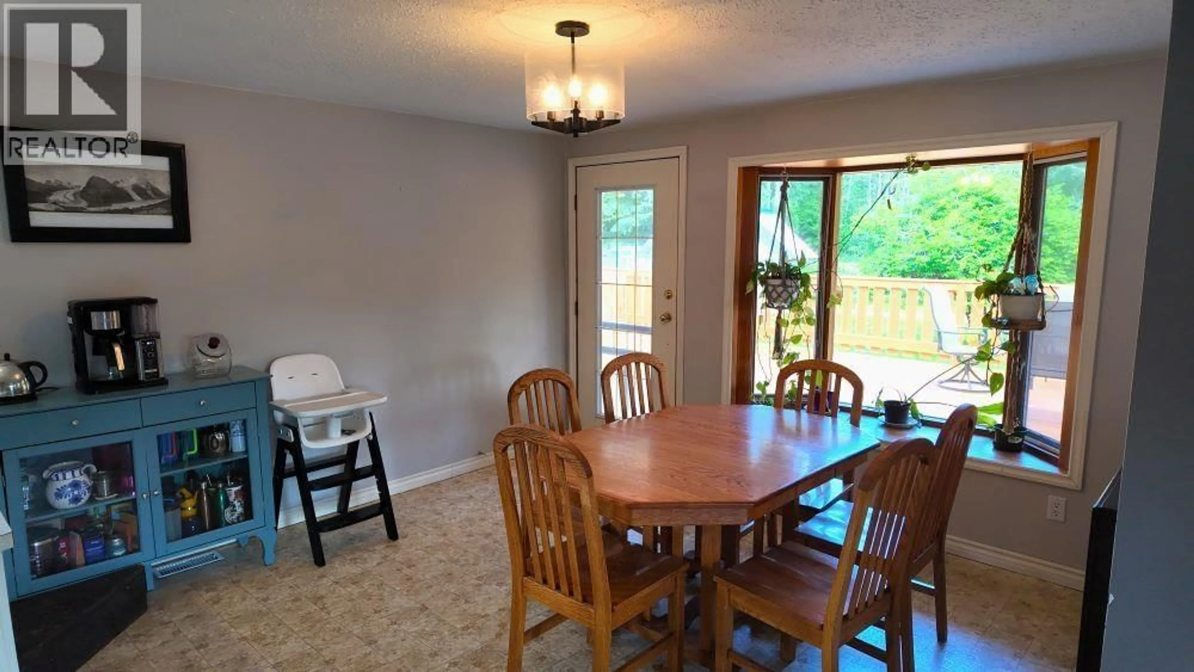 Dining room, wood/laminate floor for 3190 MORRISON ROAD, Valemount British Columbia V0E2Z0