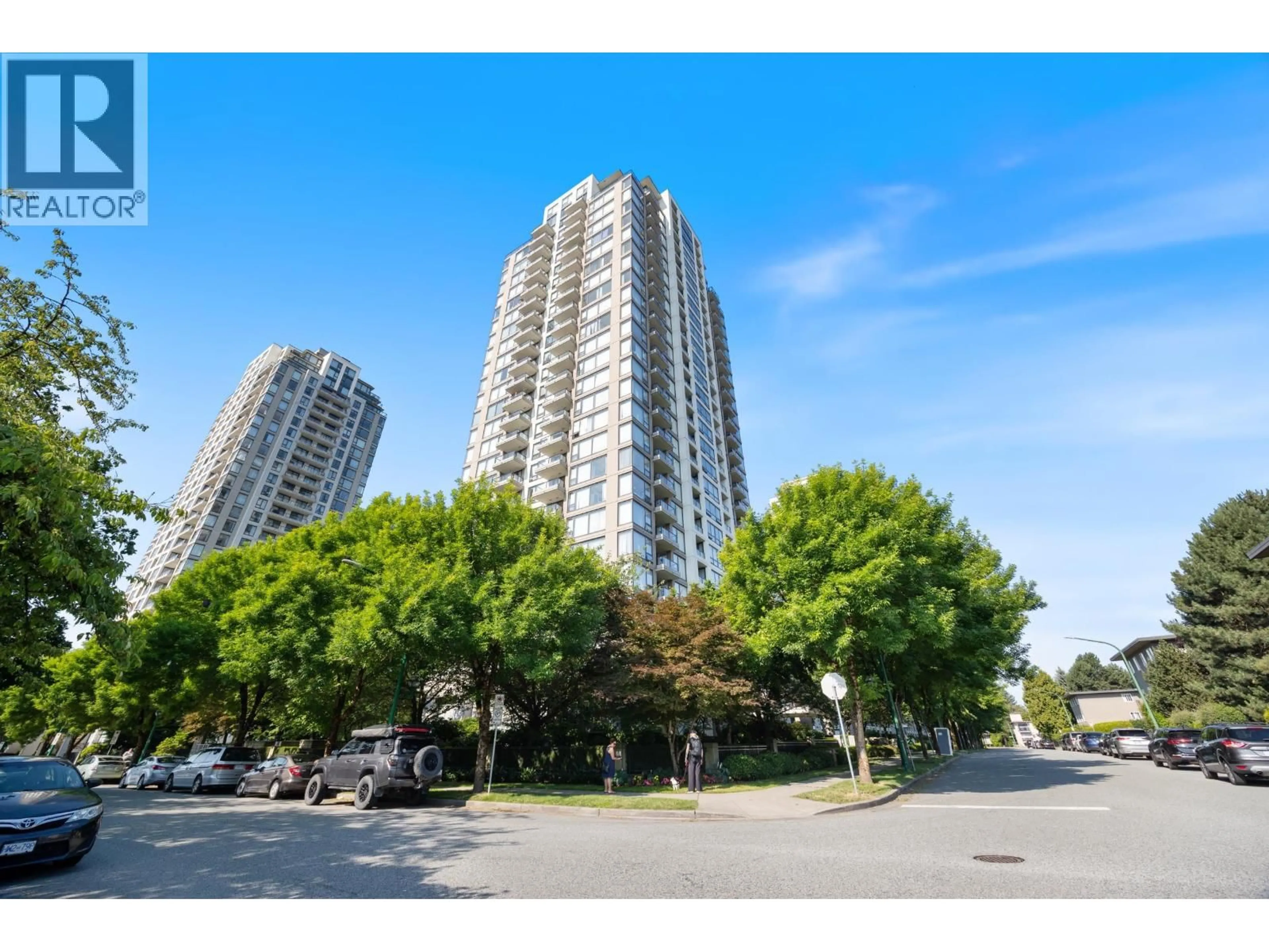 A pic from outside/outdoor area/front of a property/back of a property/a pic from drone, street for 1102 - 7178 COLLIER STREET, Burnaby British Columbia V5E4N7