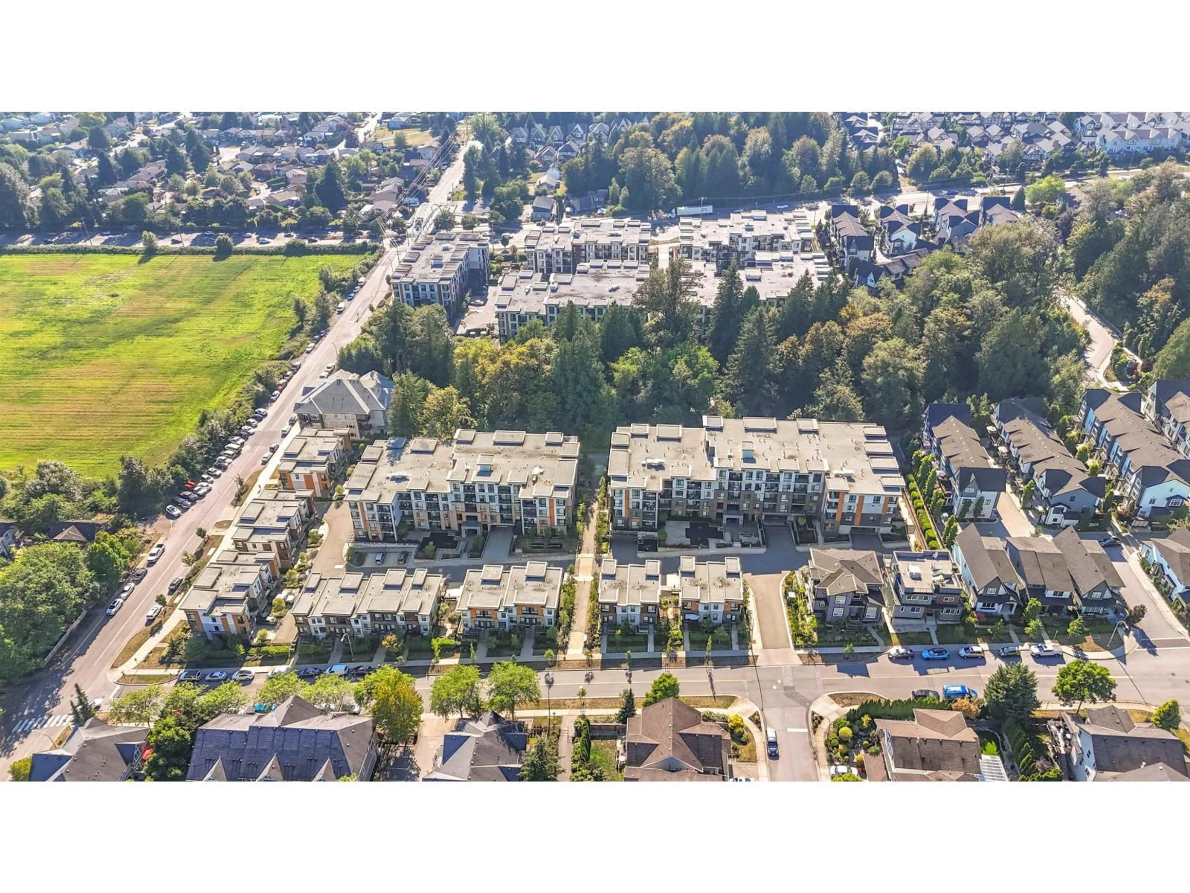 A pic from outside/outdoor area/front of a property/back of a property/a pic from drone, street for B210 - 20087 68 AVENUE, Langley British Columbia V2Y0Y3