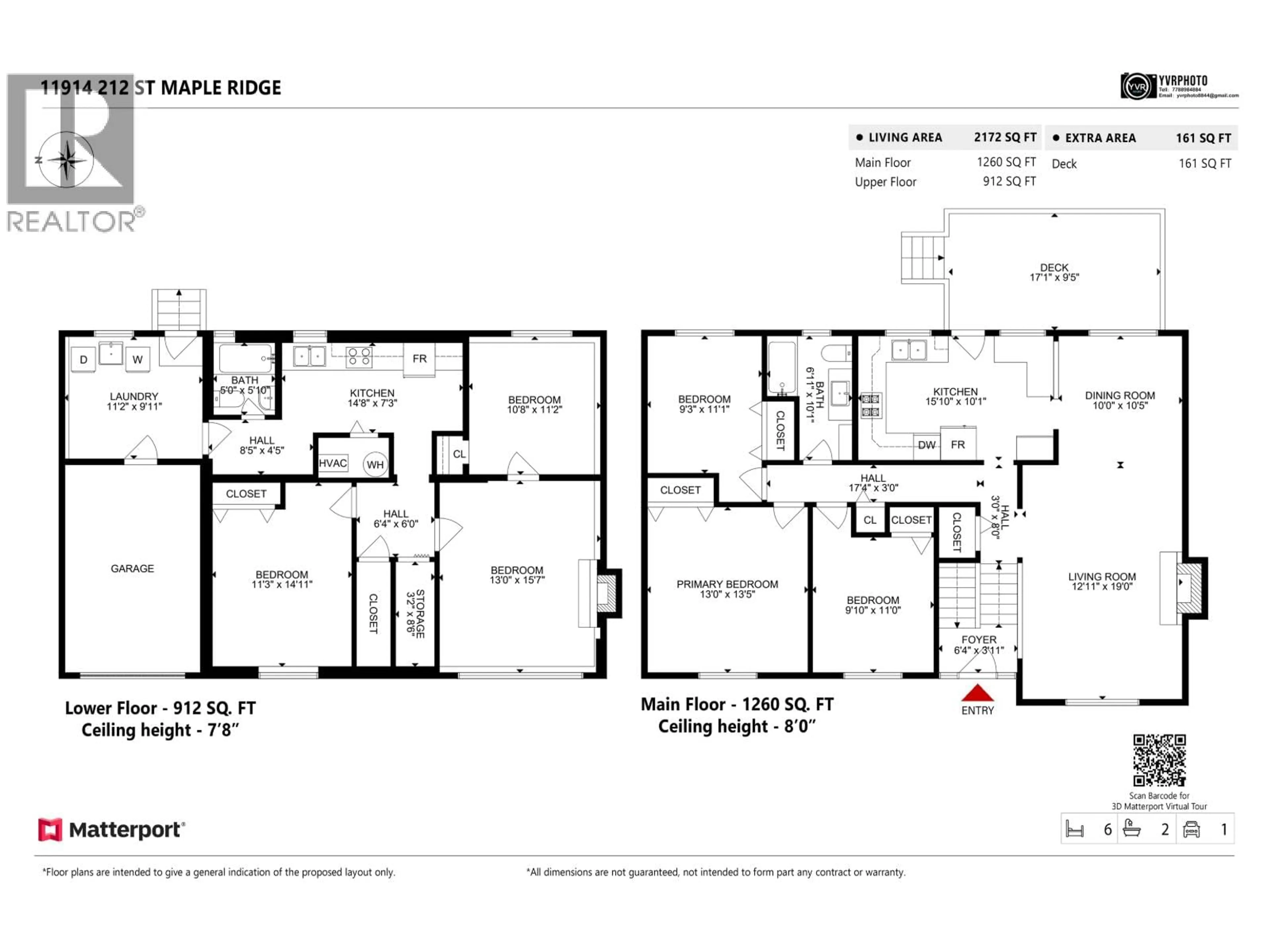 Floor plan for 11914 212 STREET, Maple Ridge British Columbia V2X7X1