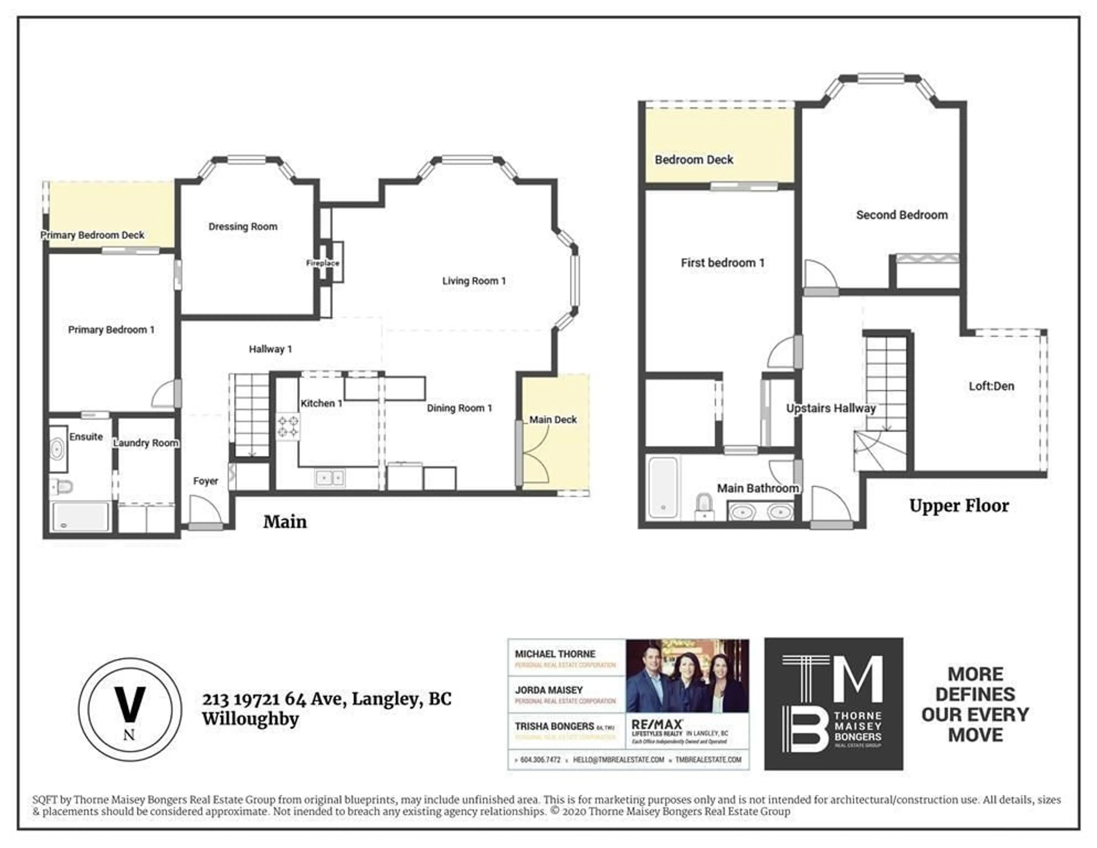 Floor plan for 213 - 19721 64 AVENUE, Langley British Columbia V2Y1L1