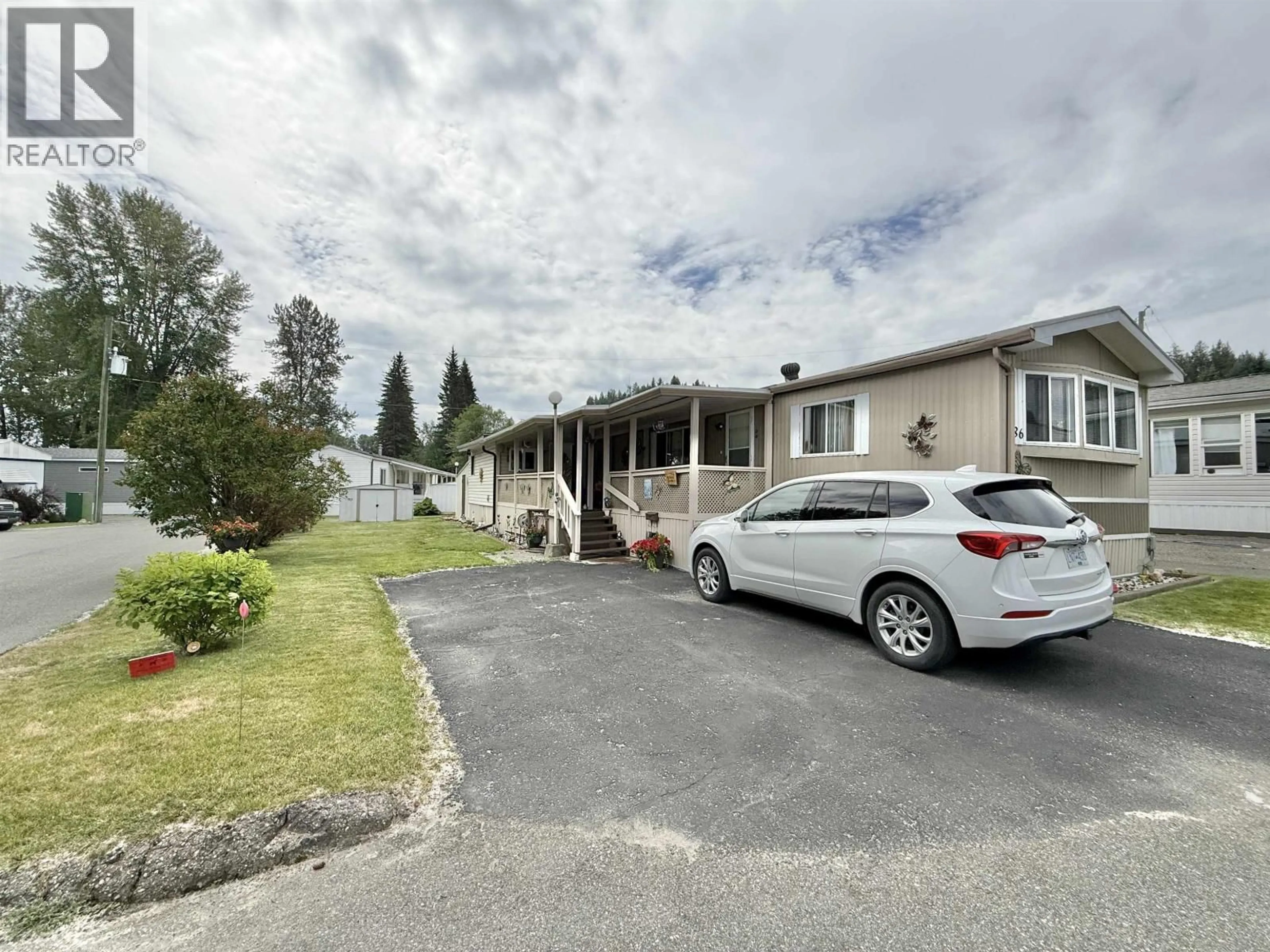 A pic from outside/outdoor area/front of a property/back of a property/a pic from drone, unknown for 86 - 684 NORTH FRASER DRIVE, Quesnel British Columbia V2J1Z6