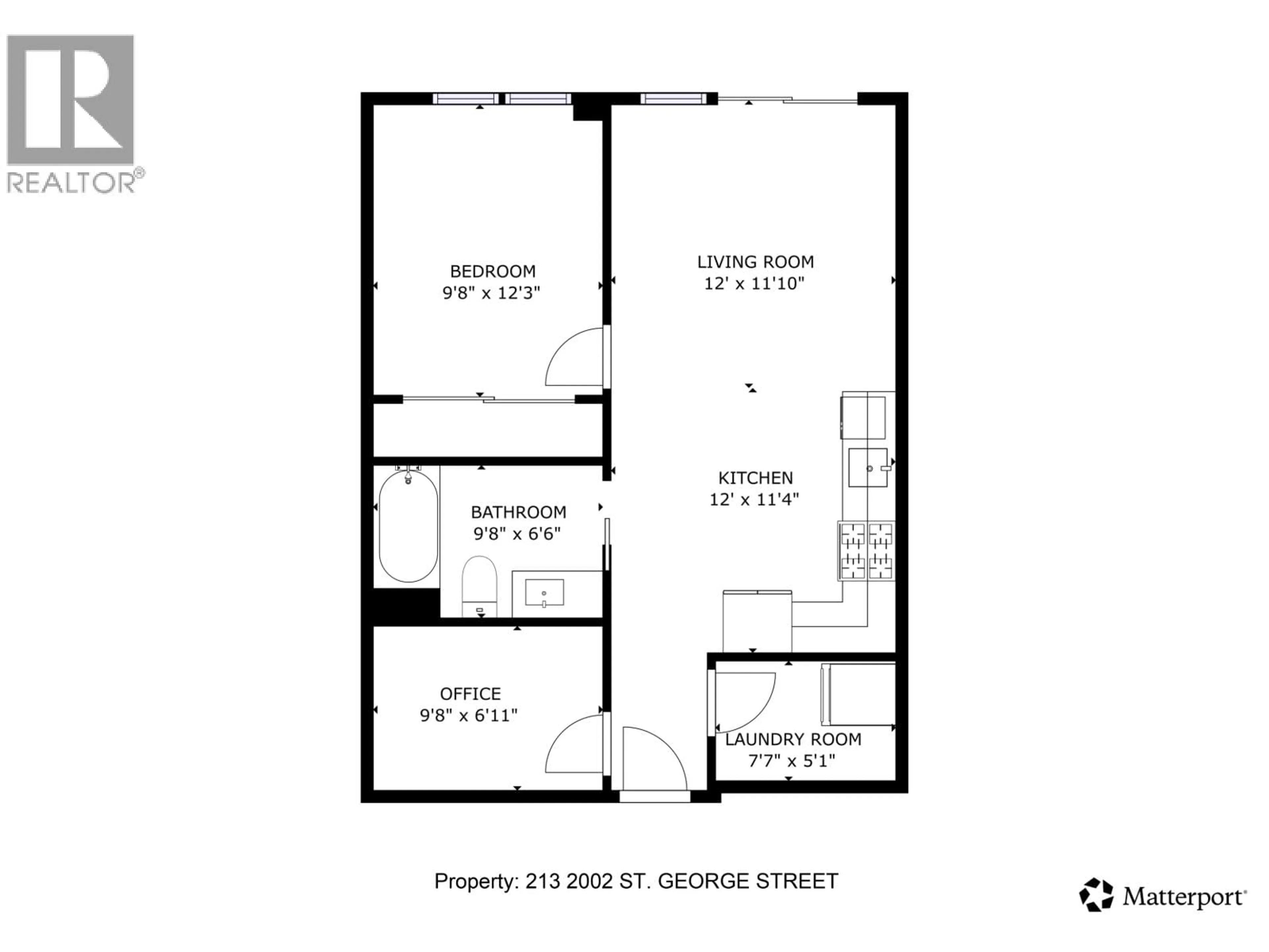 Floor plan for 213 - 2002 ST. GEORGE STREET, Port Moody British Columbia V3H0N4