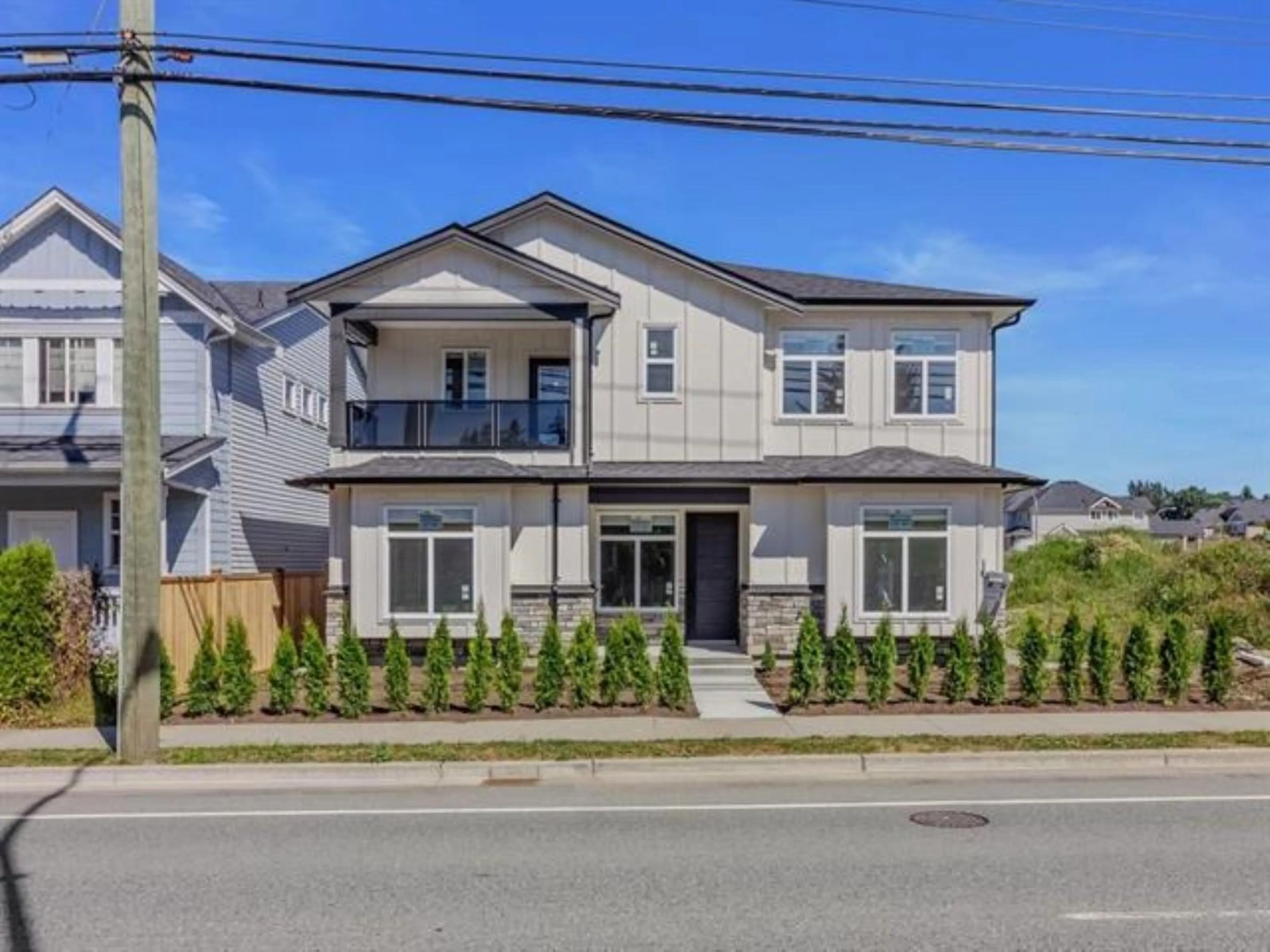 Home with vinyl exterior material, street for 8544 CEDAR STREET, Mission British Columbia V4S1A1