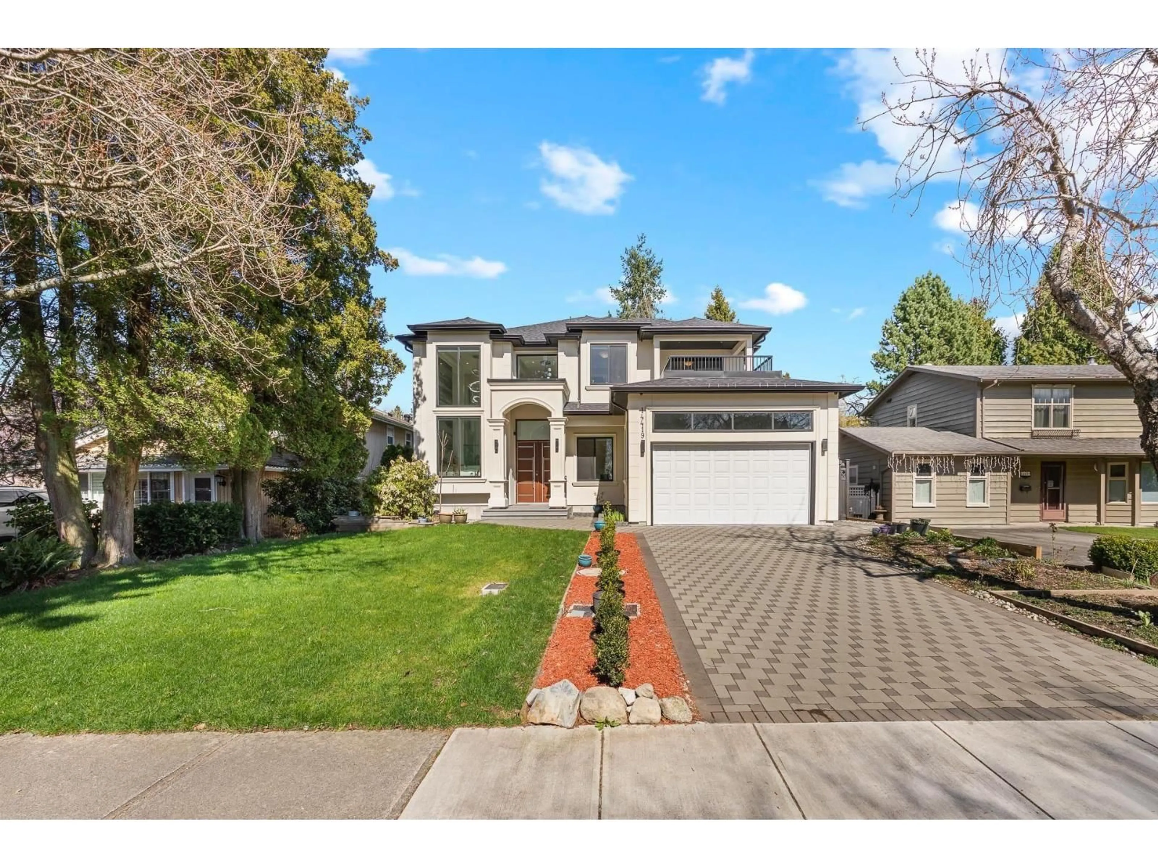 Home with brick exterior material, street for 14419 17A AVENUE, Surrey British Columbia V4A5P5