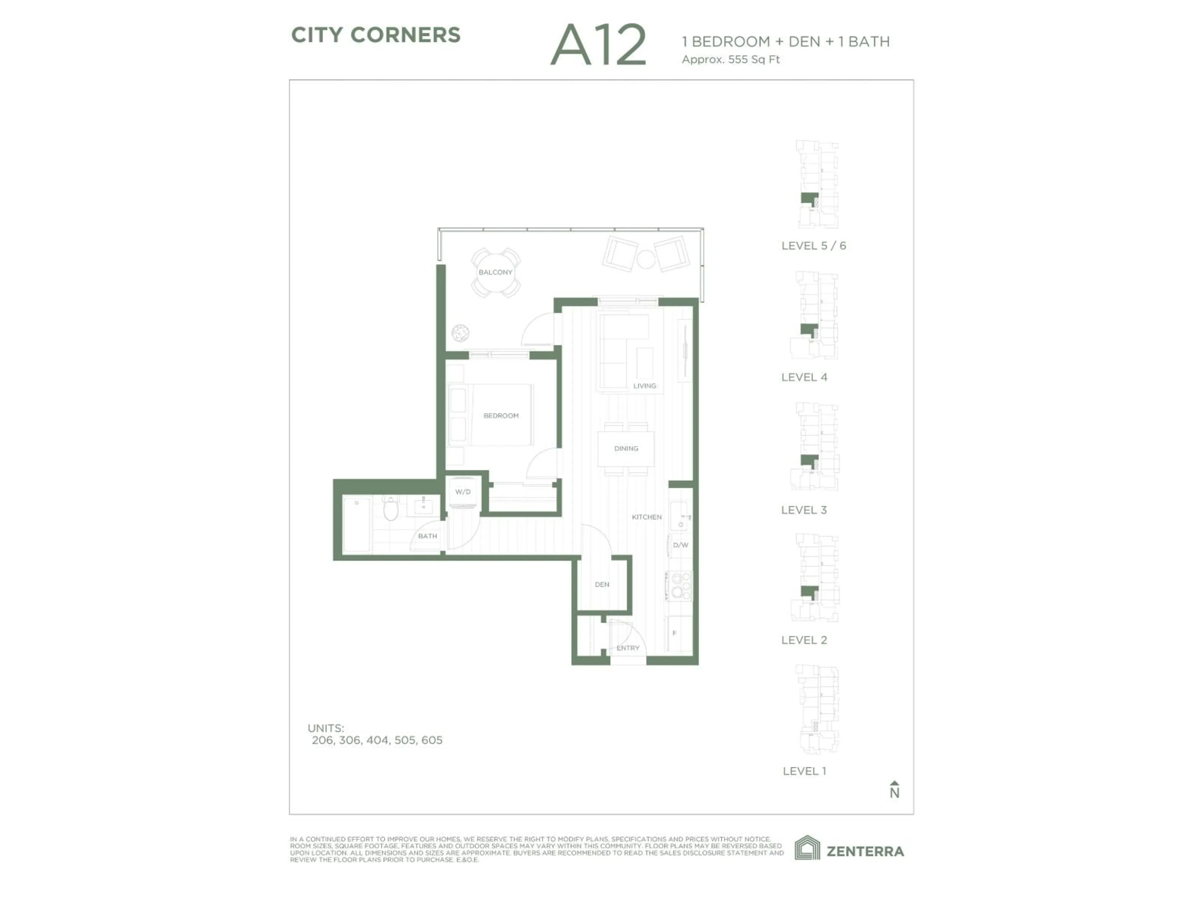 Floor plan for 206 - 10065 133 STREET, Surrey British Columbia V0V0V0
