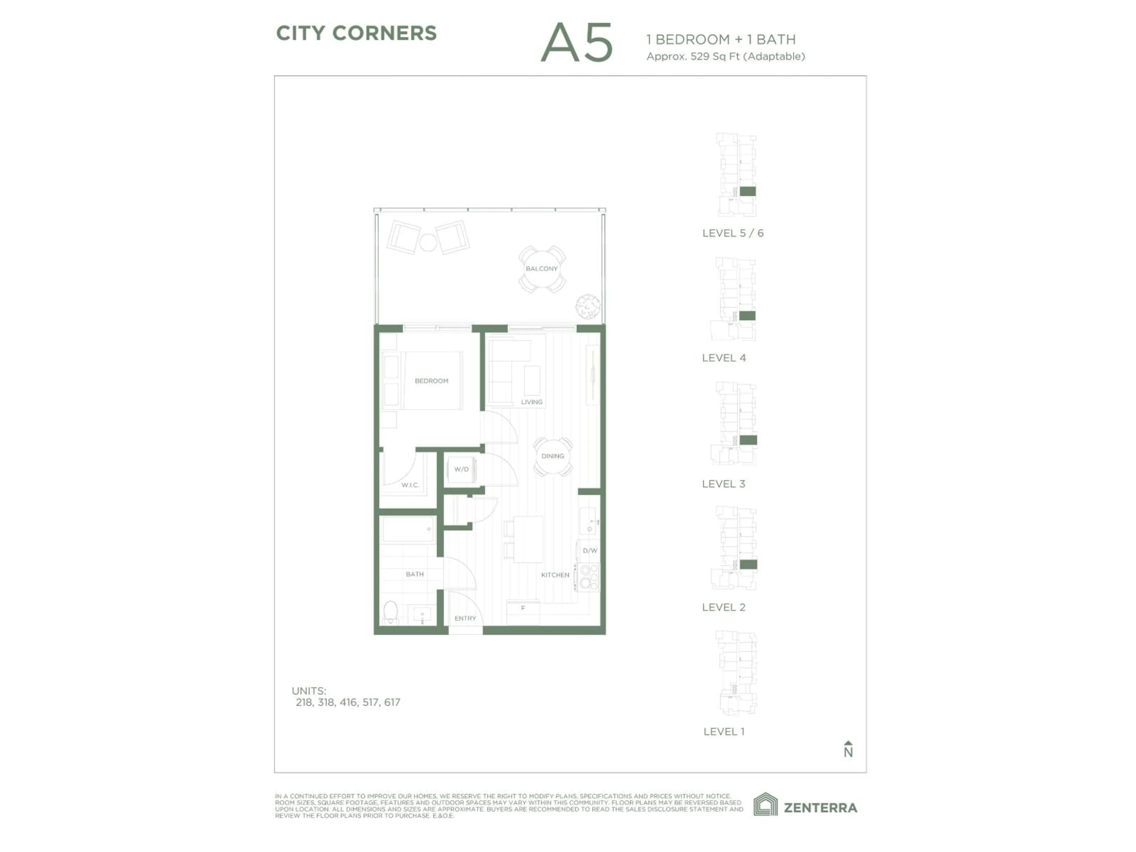 Floor plan for 517 - 10065 133 STREET, Surrey British Columbia V0V0V0