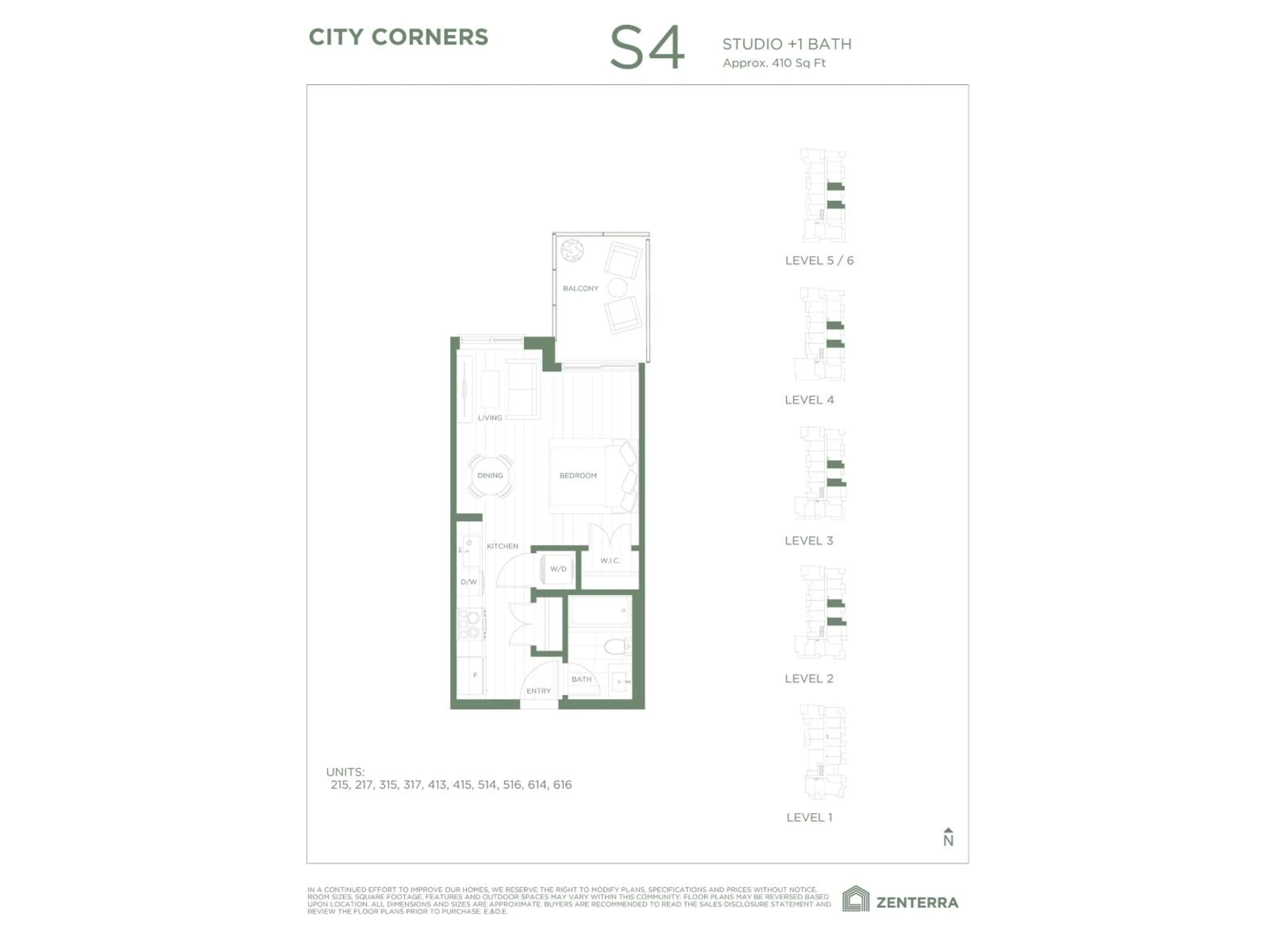 Floor plan for 616 - 10065 133 STREET, Surrey British Columbia V0V0V0