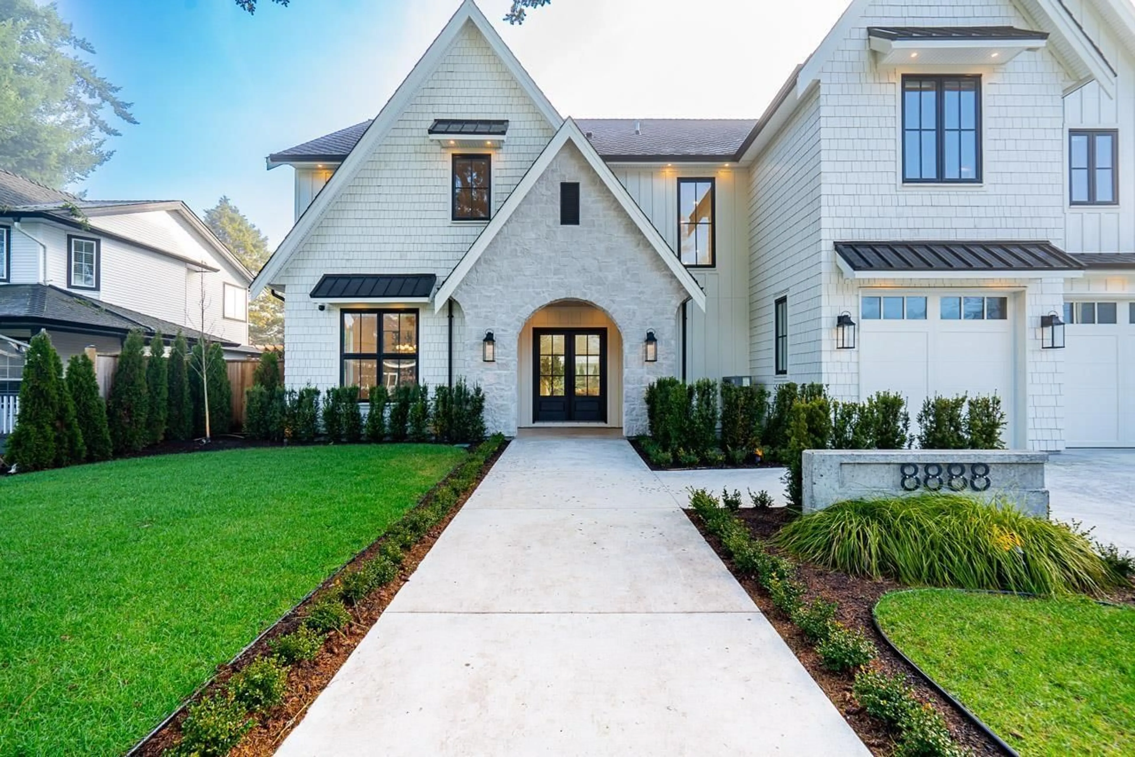 Home with brick exterior material, street for 8888 HADDEN STREET, Langley British Columbia V1M2R6