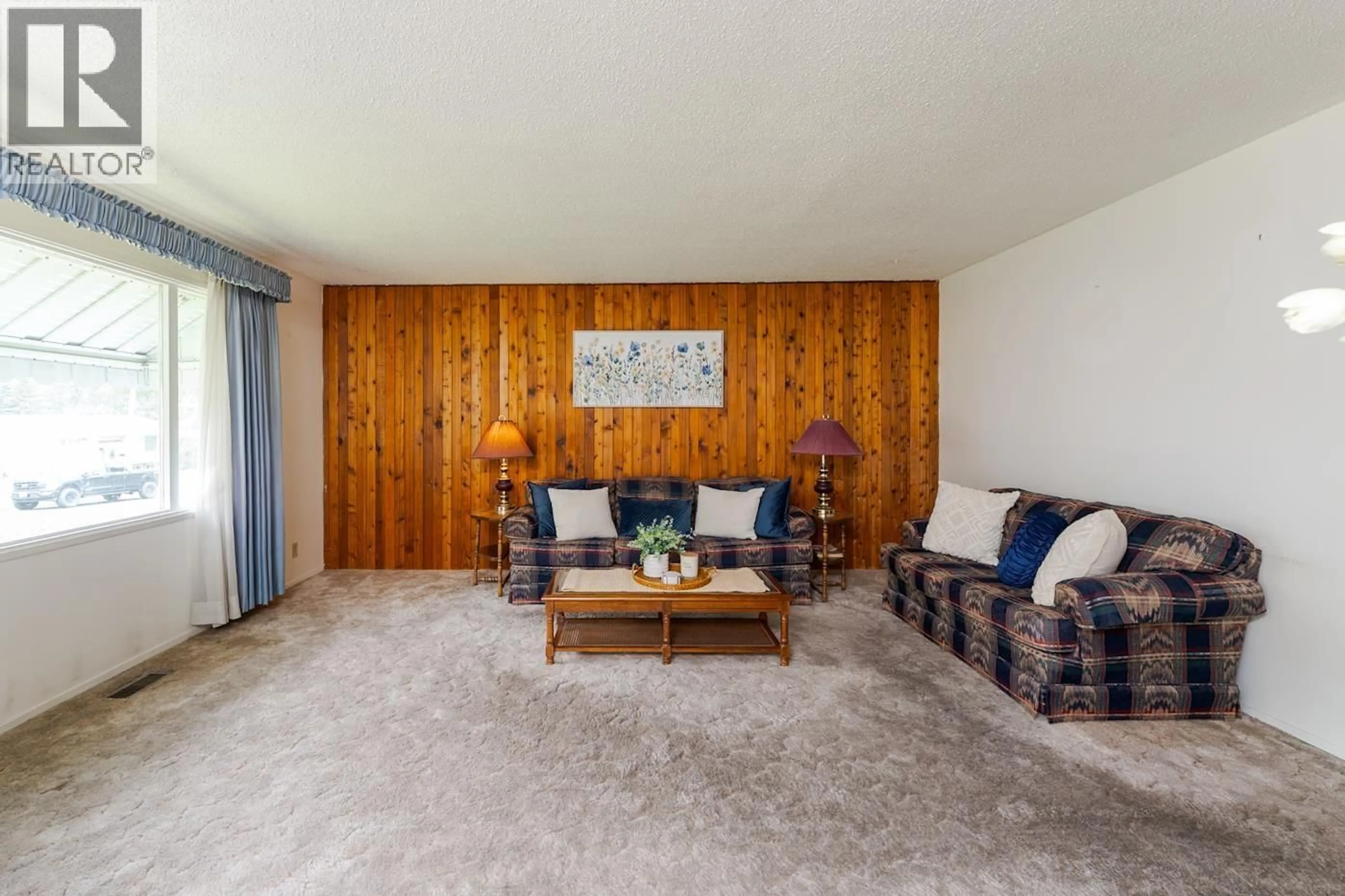 Living room with furniture, carpet floor for 2046 GAGNE PLACE, Prince George British Columbia V2K3E5