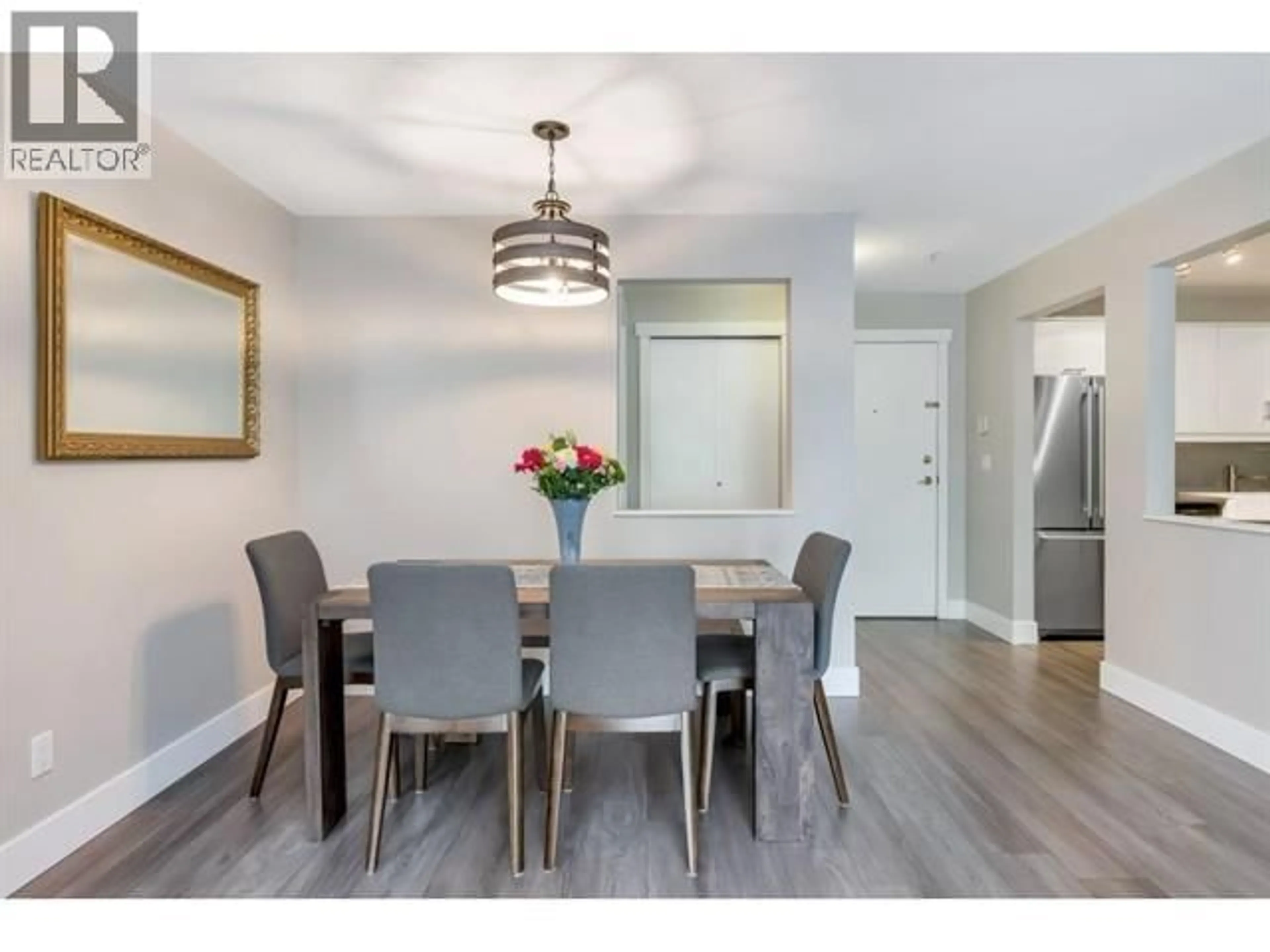 Dining room, wood/laminate floor for 209 - 8080 JONES ROAD, Richmond British Columbia V6Y4A9