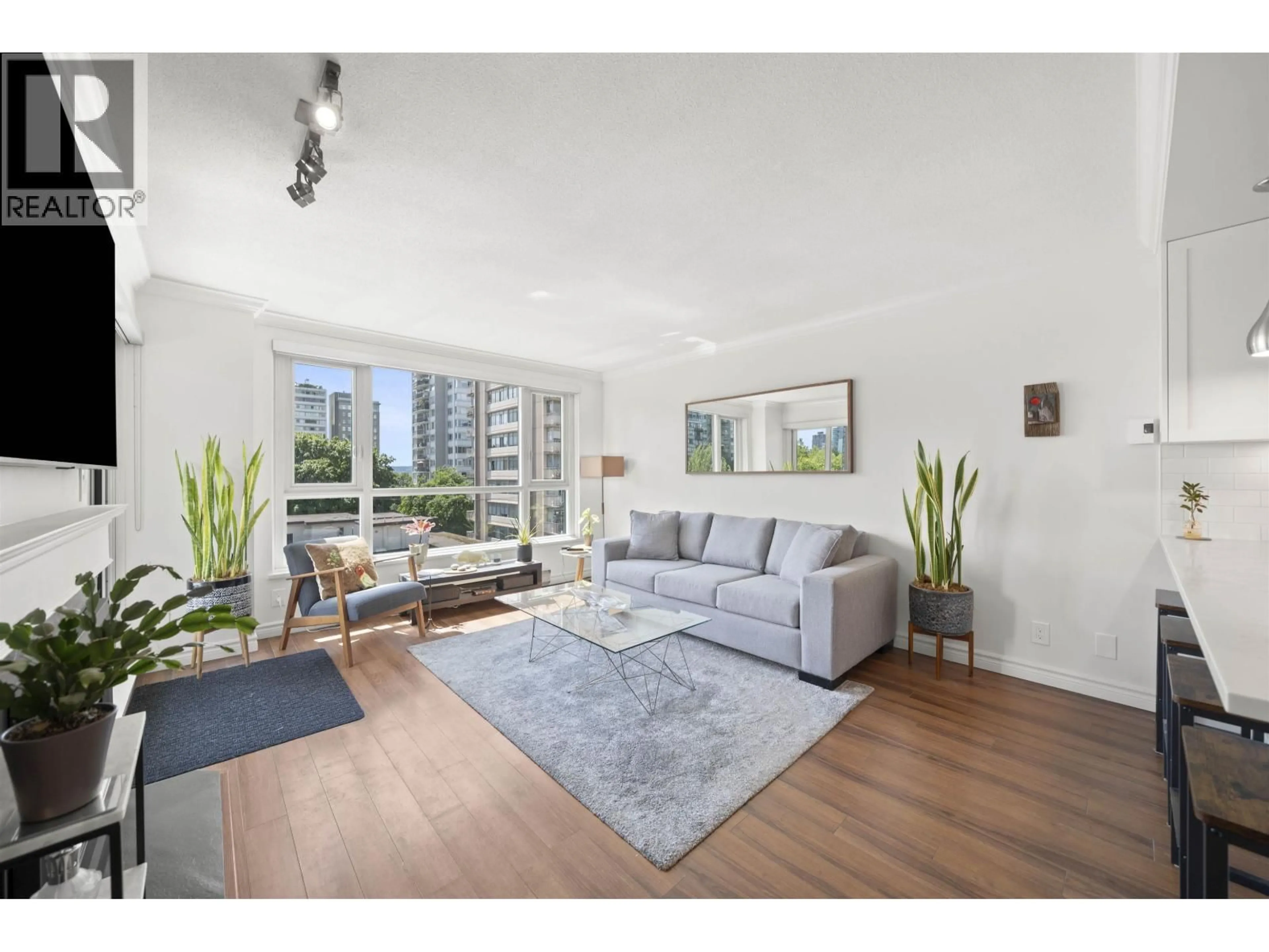 Living room with furniture, unknown for 502 - 1838 NELSON STREET, Vancouver British Columbia V6G1N1
