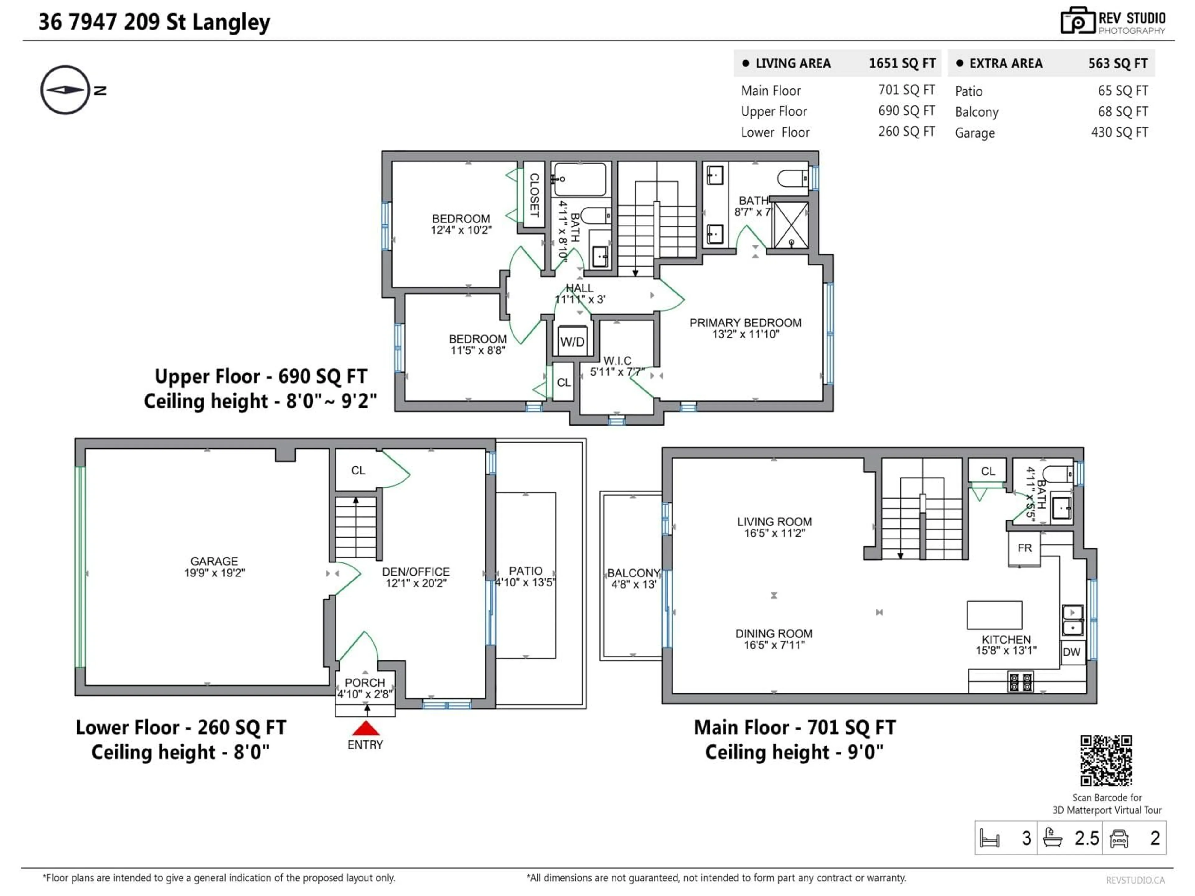 Floor plan for 36 - 7947 209 STREET, Langley British Columbia V2Y0Y6