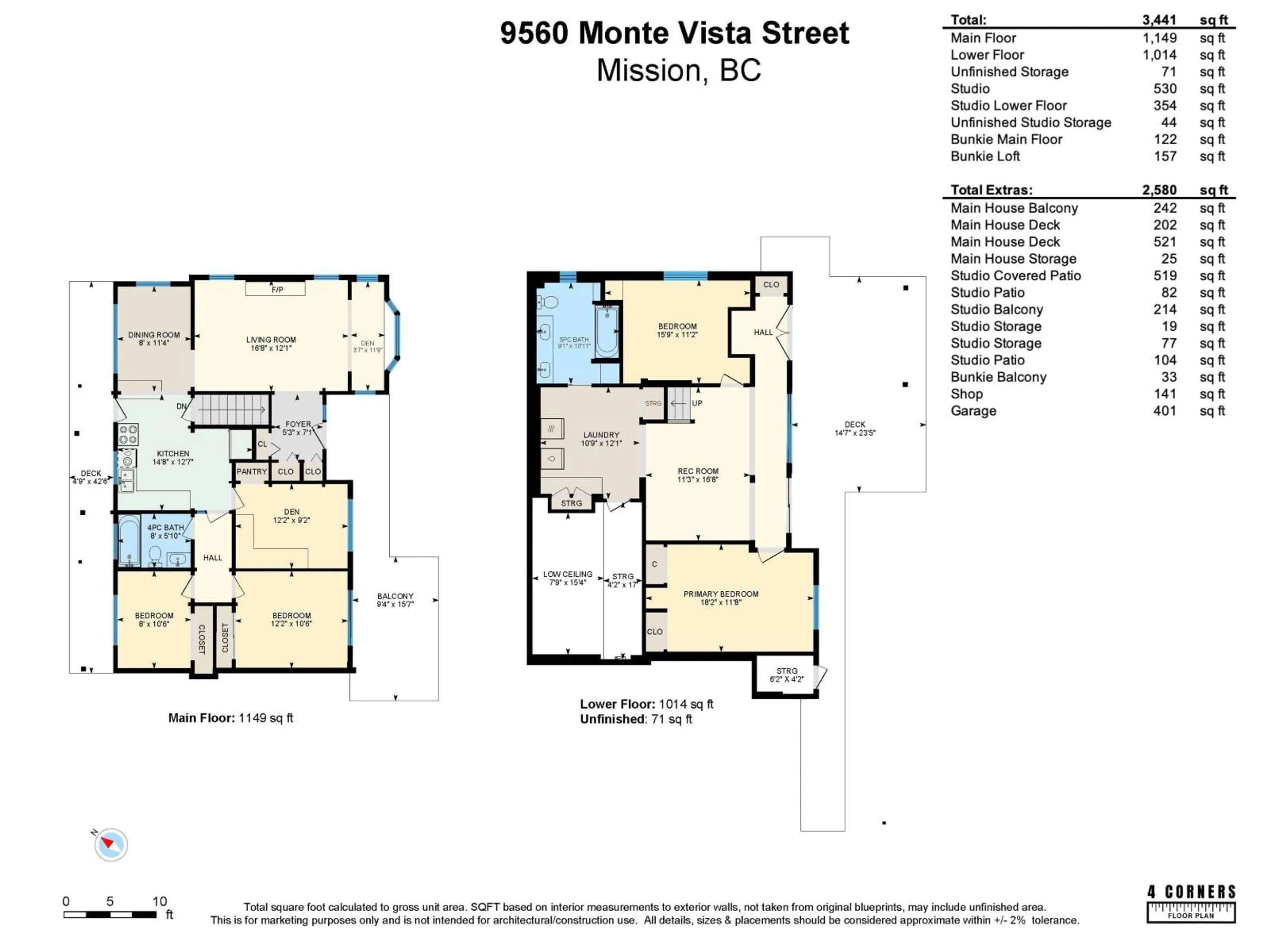 Floor plan for 9560 MONTE VISTA STREET, Mission British Columbia V2V6B2