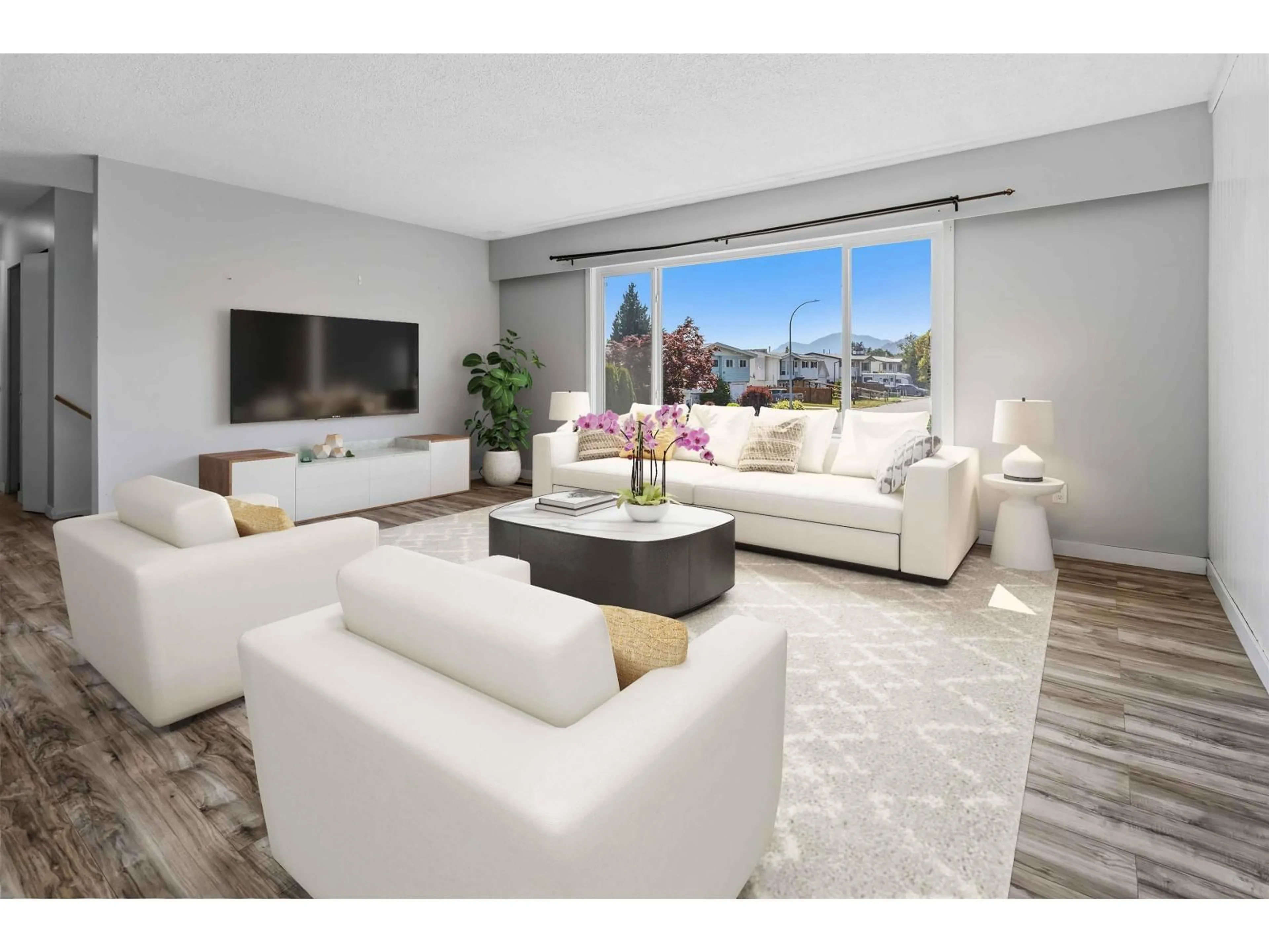 Living room with furniture, unknown for 46684 ARBUTUS AVENUE, Chilliwack British Columbia V2P6P4