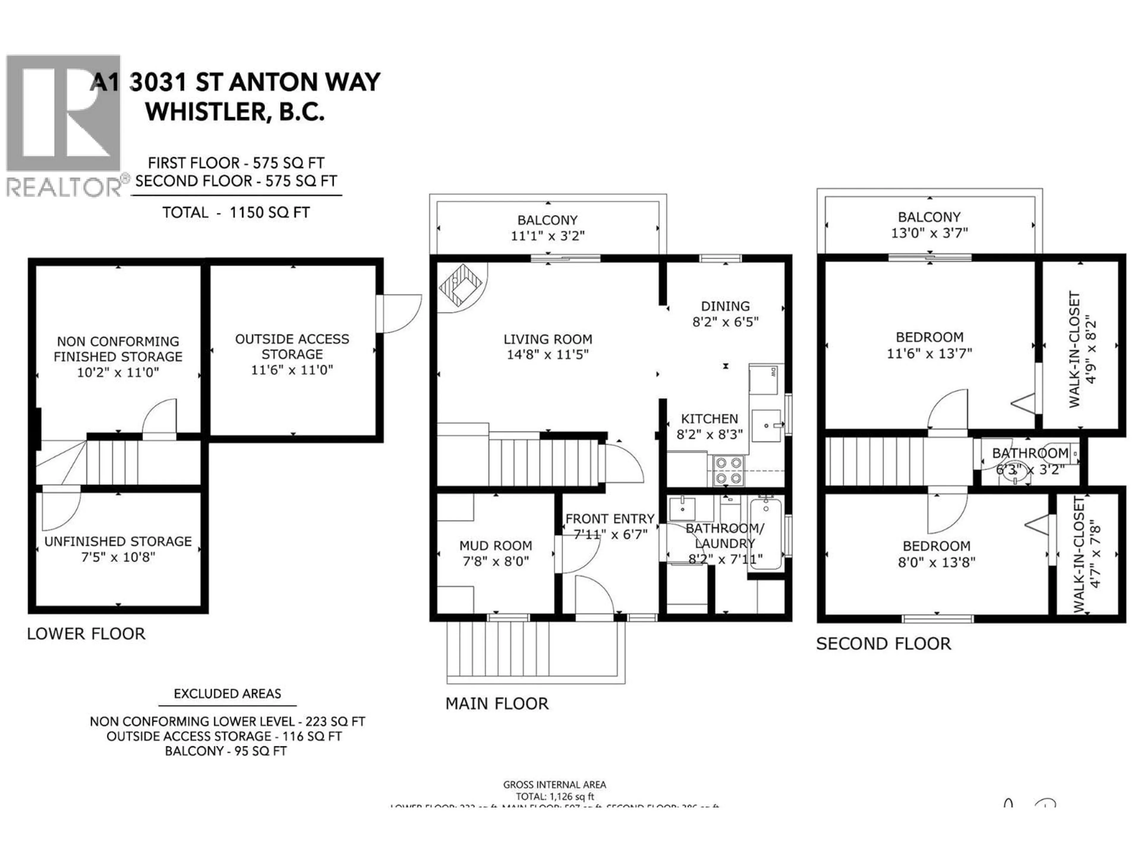 Floor plan for A1 - 3031 ST ANTON WAY, Whistler British Columbia V8E0B8