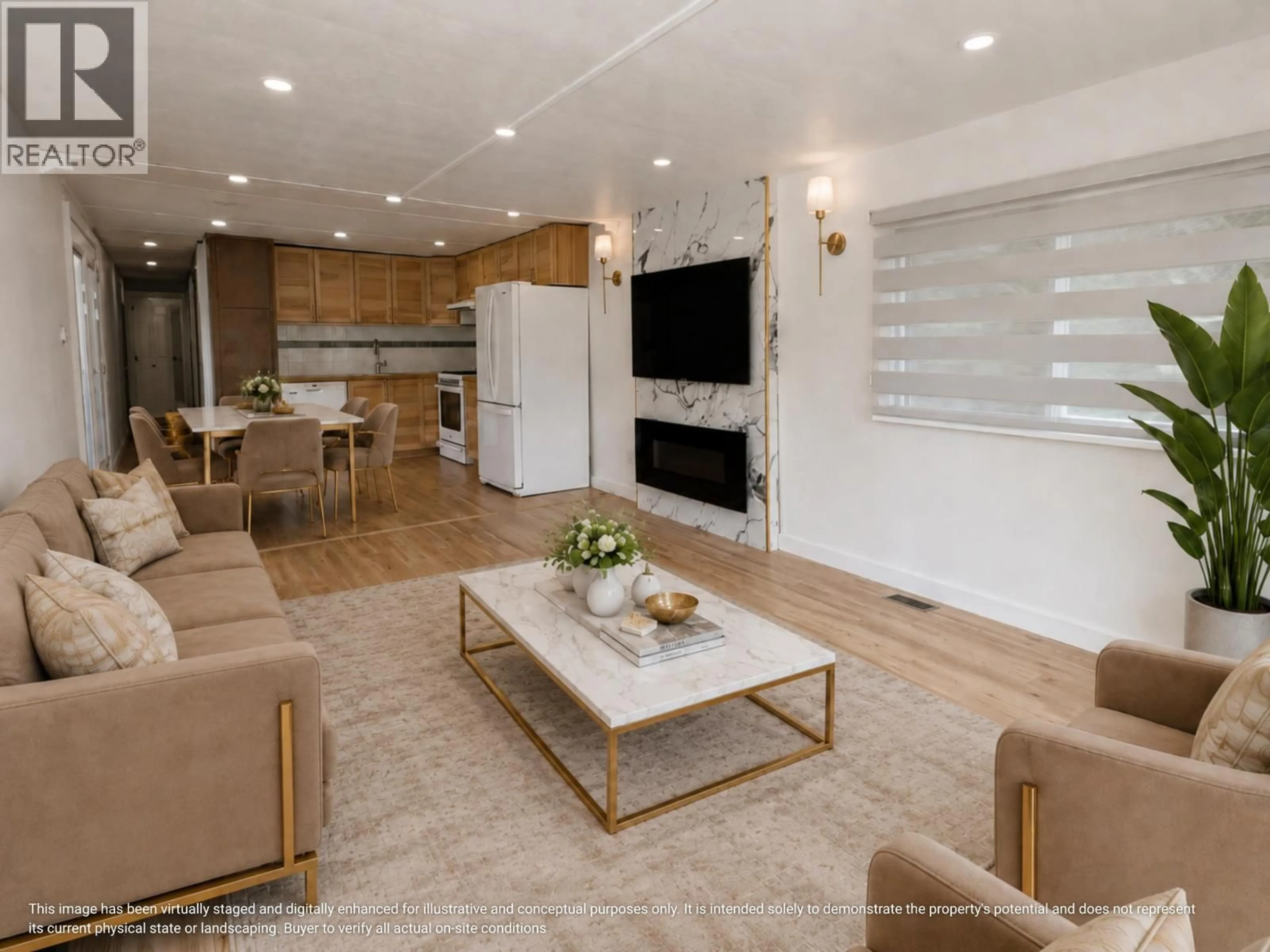 Living room with furniture, unknown for 18 - 12868 229 STREET, Maple Ridge British Columbia V2X6R1