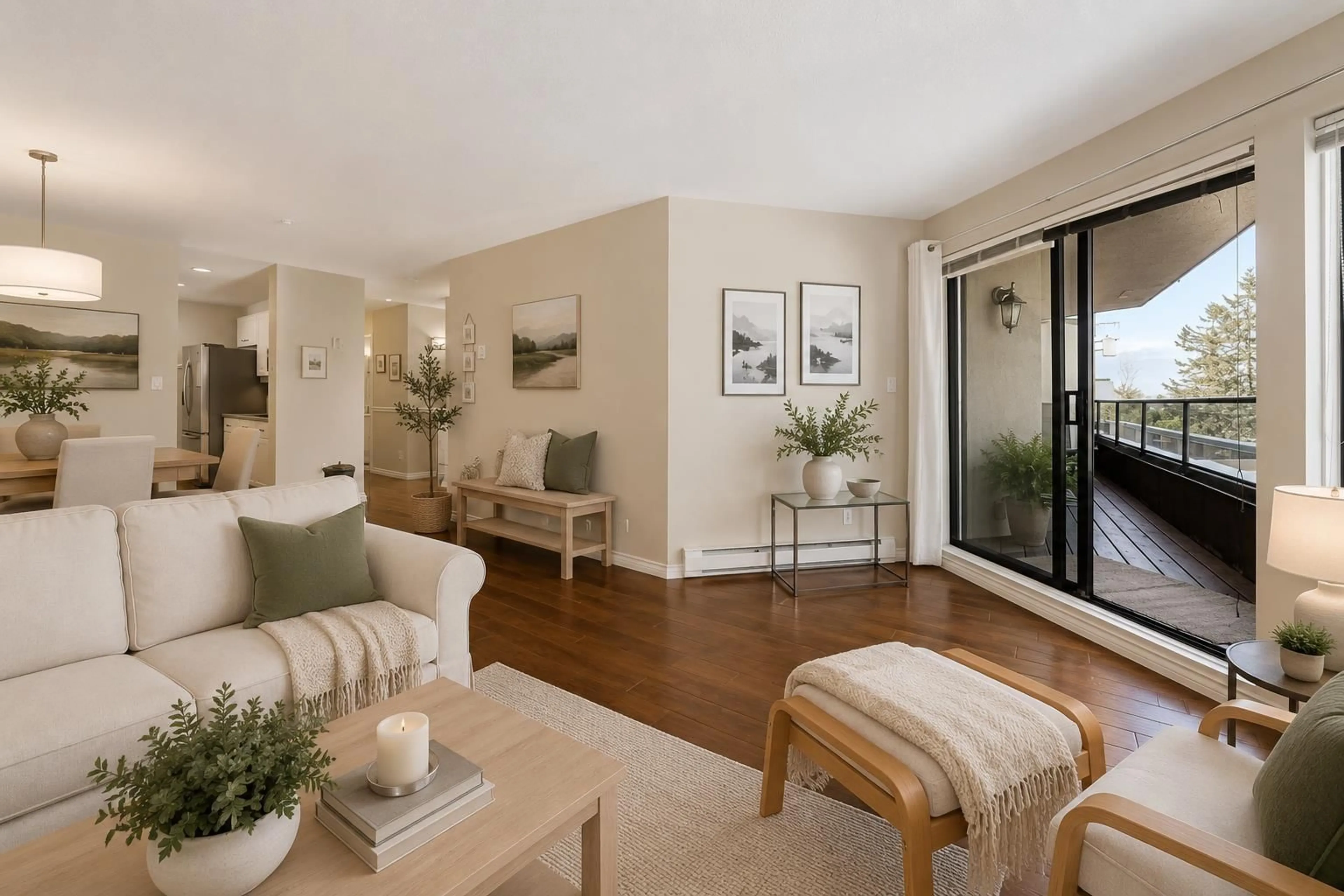 Living room with furniture, unknown for 204 - 1440 GEORGE STREET, White Rock British Columbia V4B4A3