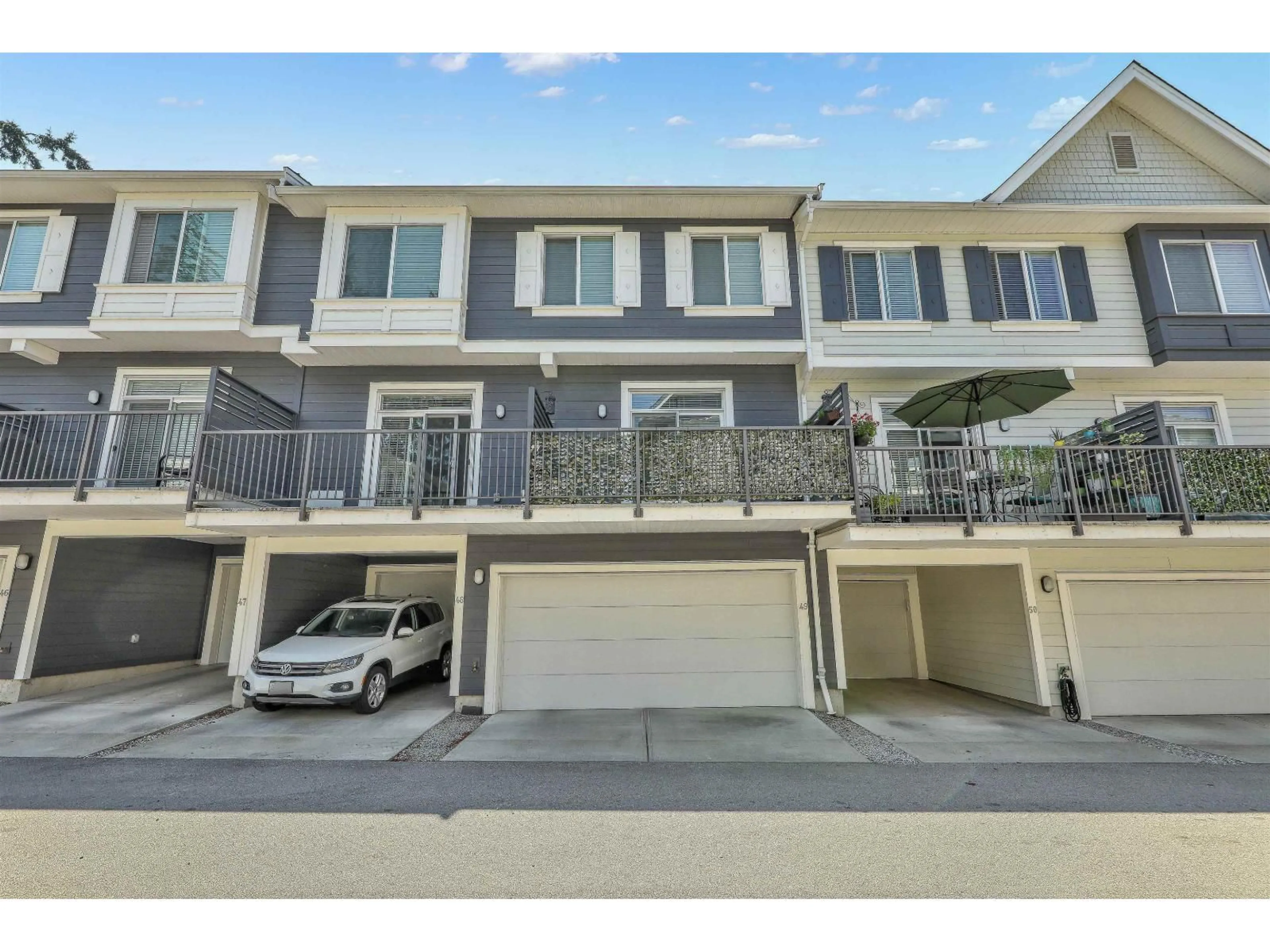 A pic from outside/outdoor area/front of a property/back of a property/a pic from drone, street for 49 - 16678 25 AVENUE, Surrey British Columbia V3Z0Z2
