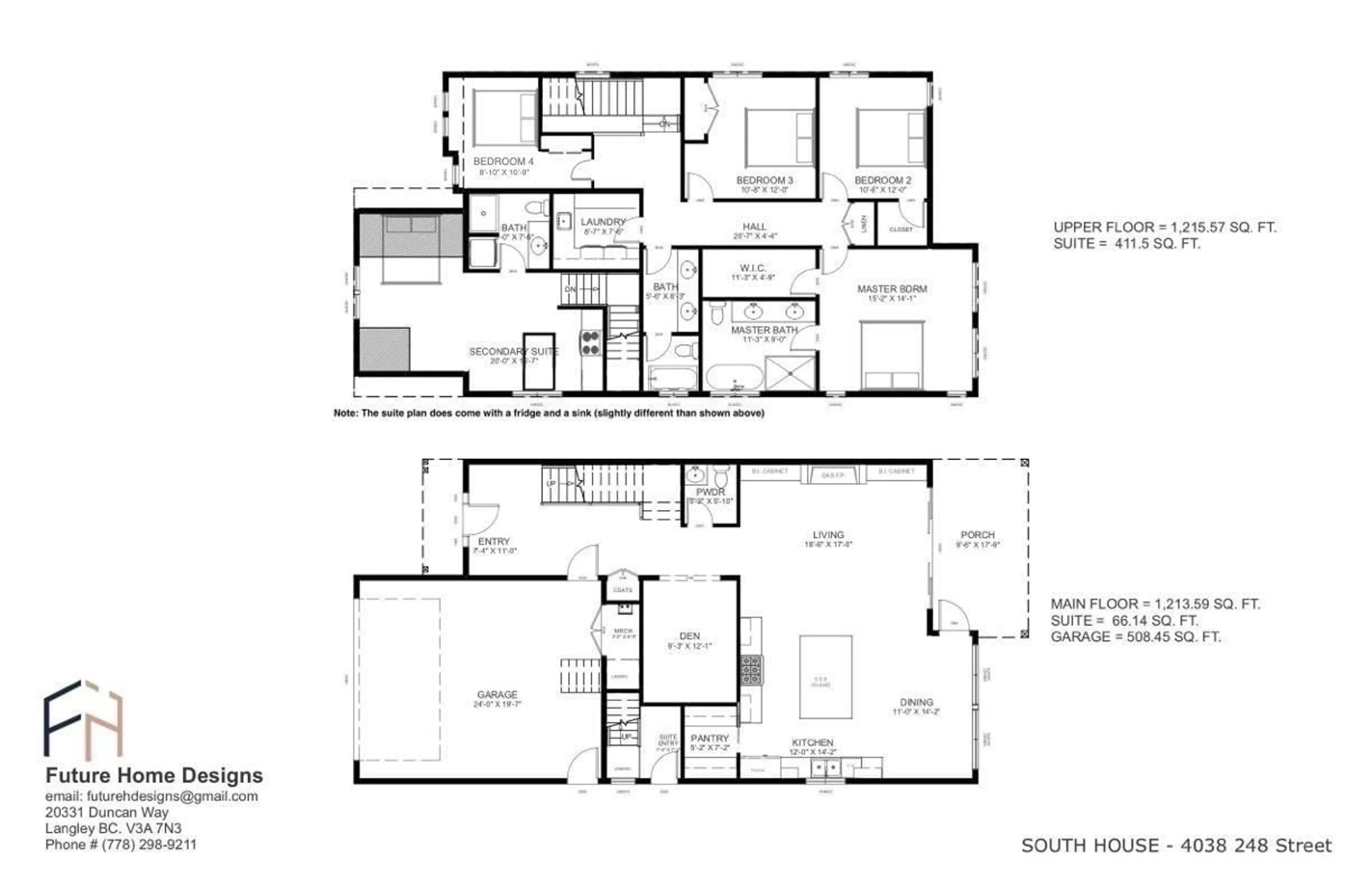Floor plan for 4034 248 STREET, Langley British Columbia V4W1E3