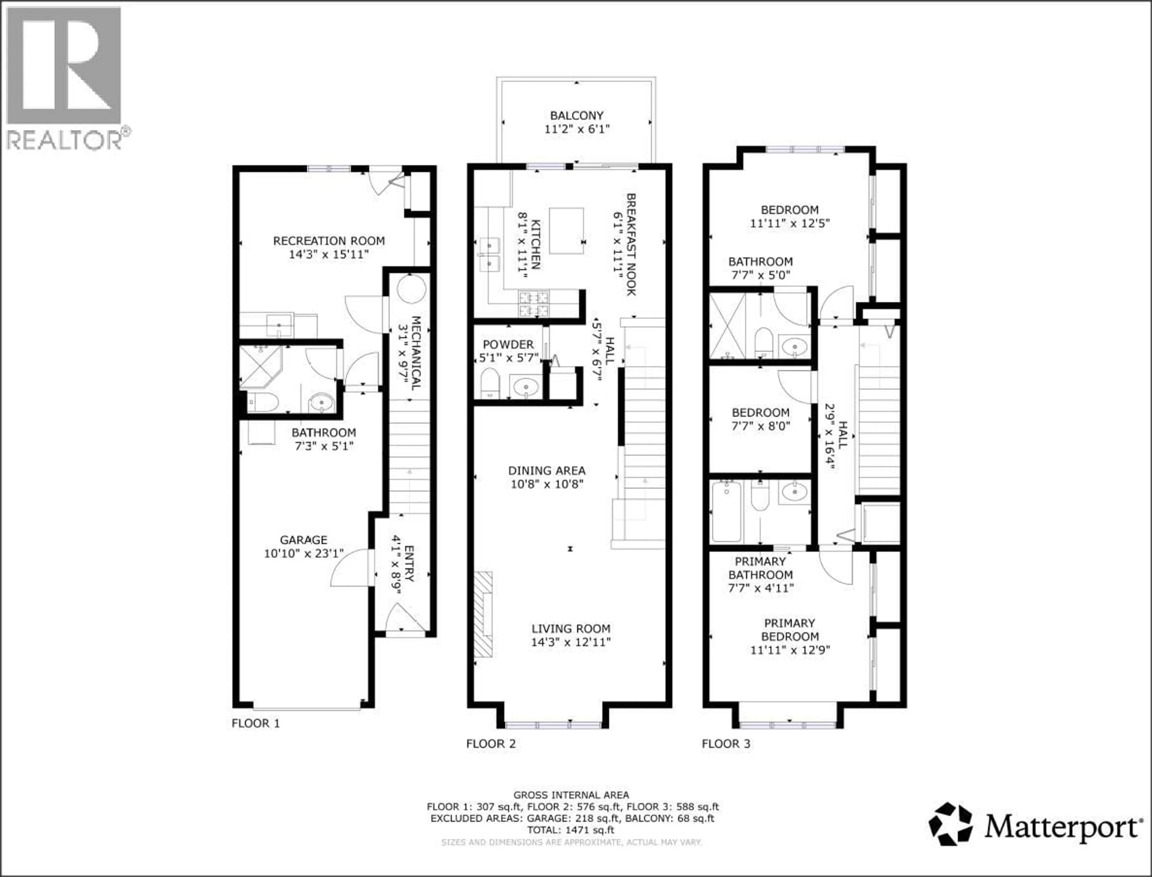 Floor plan for 9 - 9308 KEEFER AVENUE, Richmond British Columbia V6Y4K9