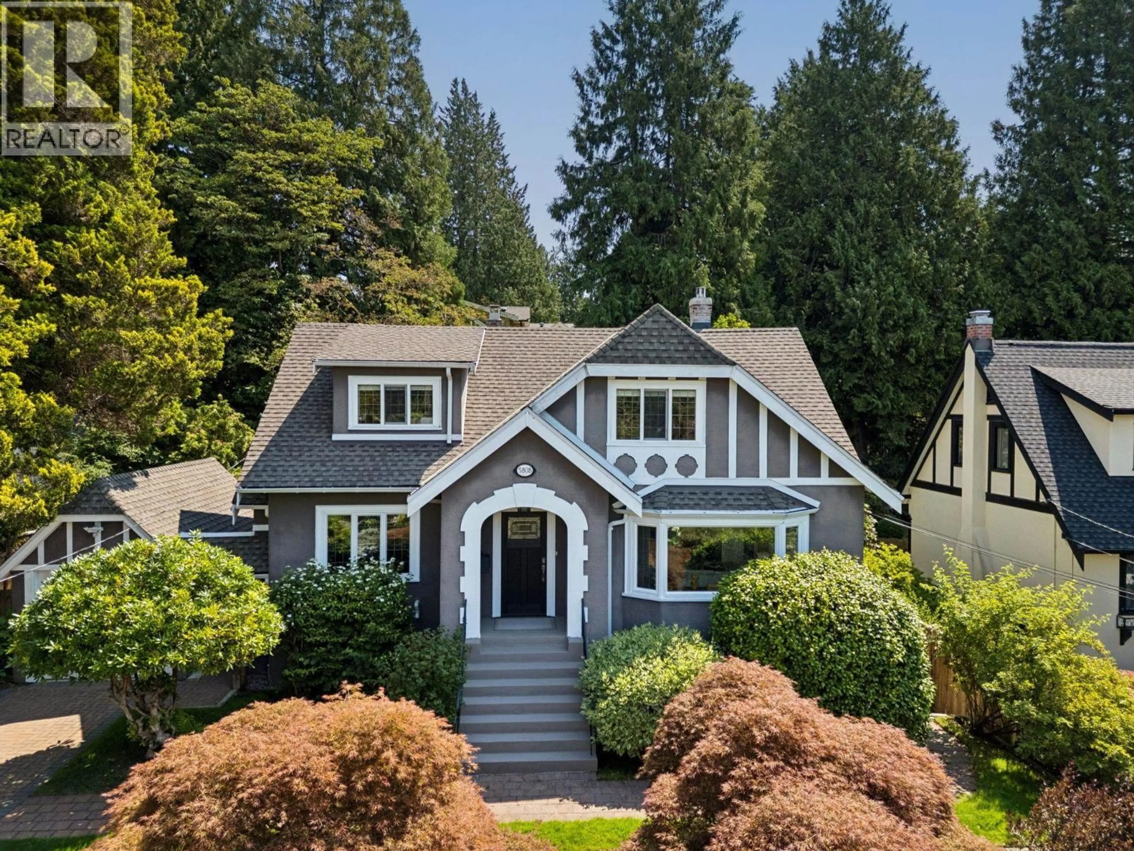 Home with vinyl exterior material, street for 5808 OLYMPIC STREET, Vancouver British Columbia V6N1Z6