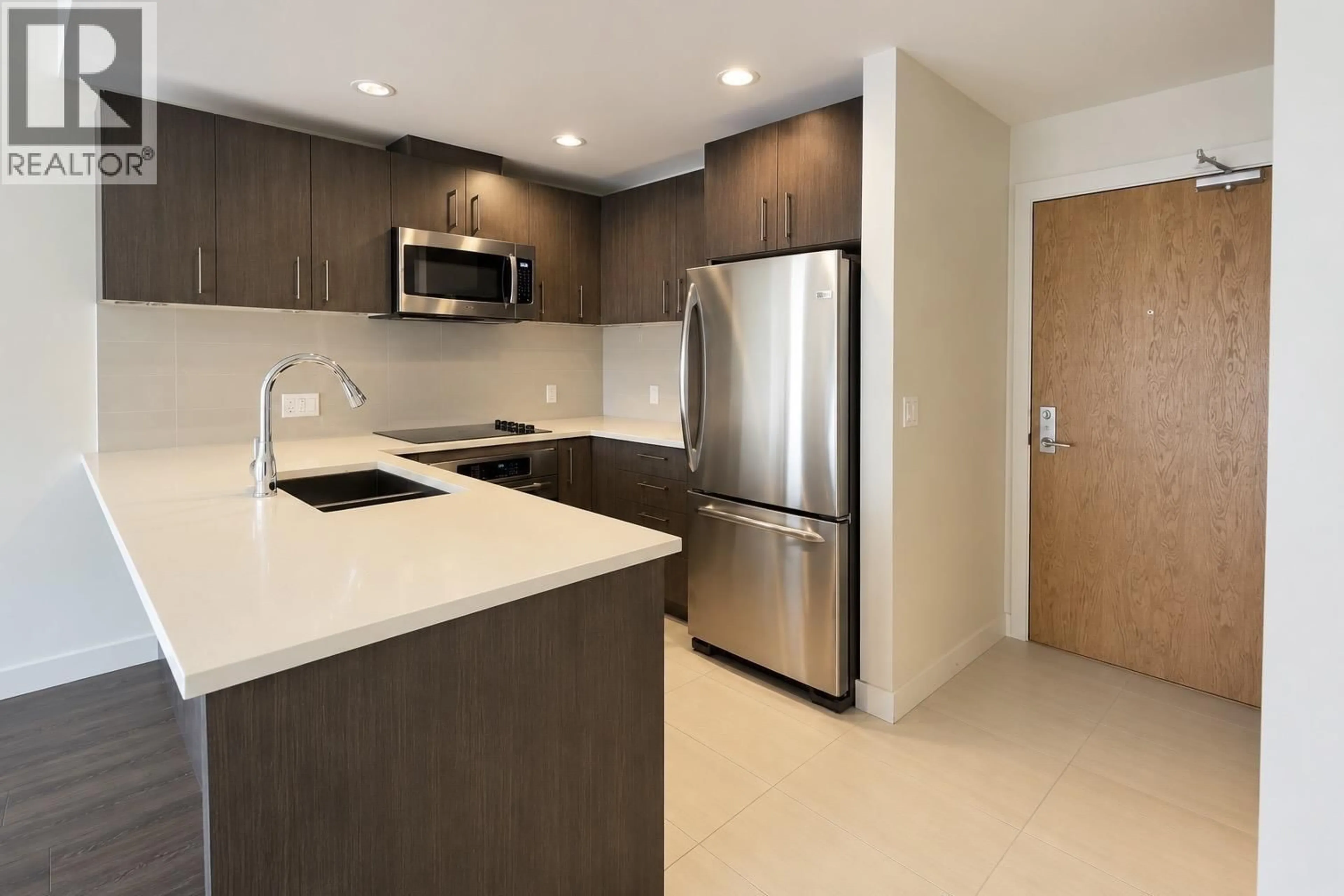 Standard kitchen, ceramic/tile floor for 617 - 5983 GRAY AVENUE, Vancouver British Columbia V6S0G8