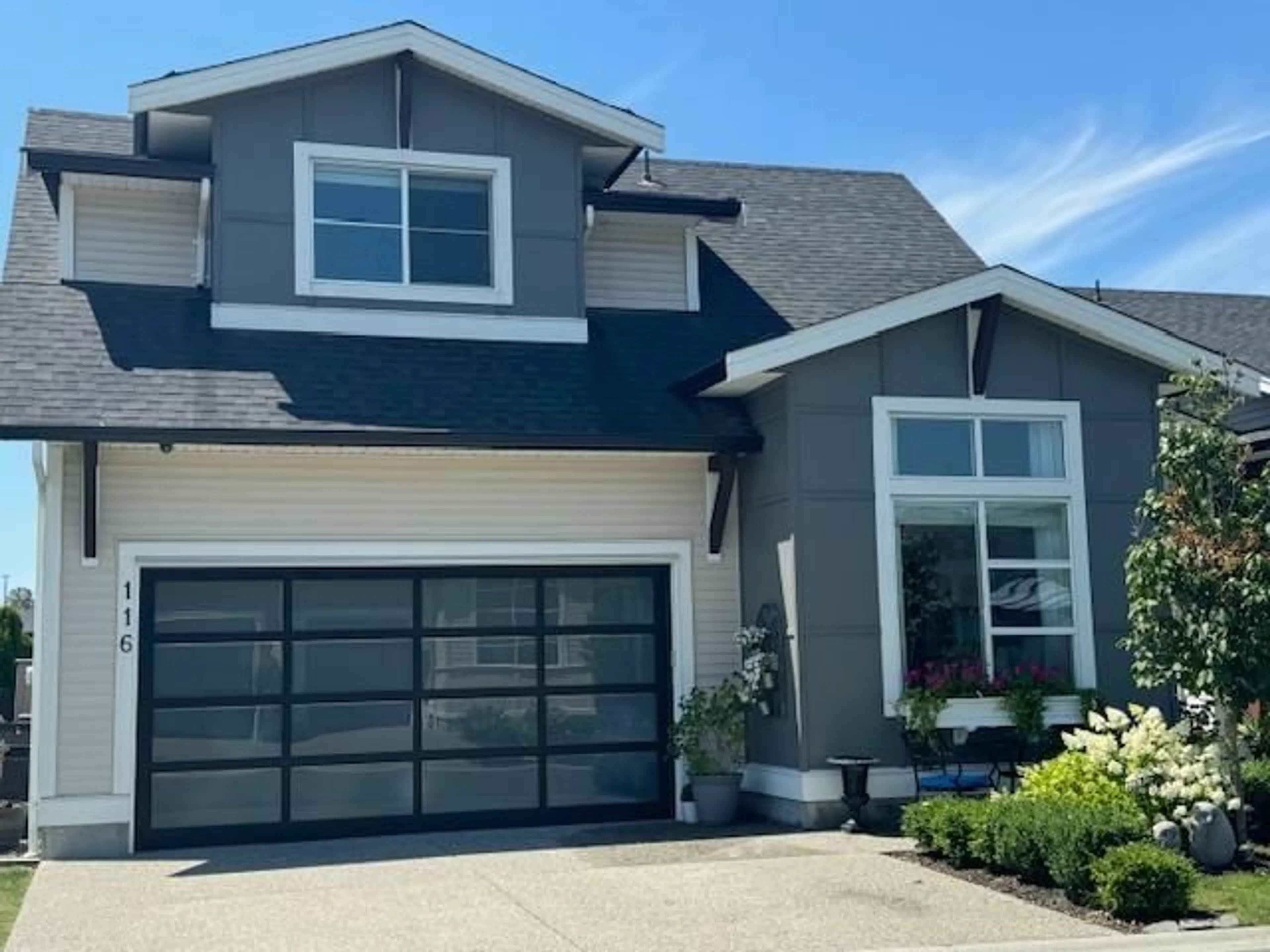 Home with vinyl exterior material, street for 116 - 46213 HAKWELES ROAD, Chilliwack British Columbia V4Z0C5