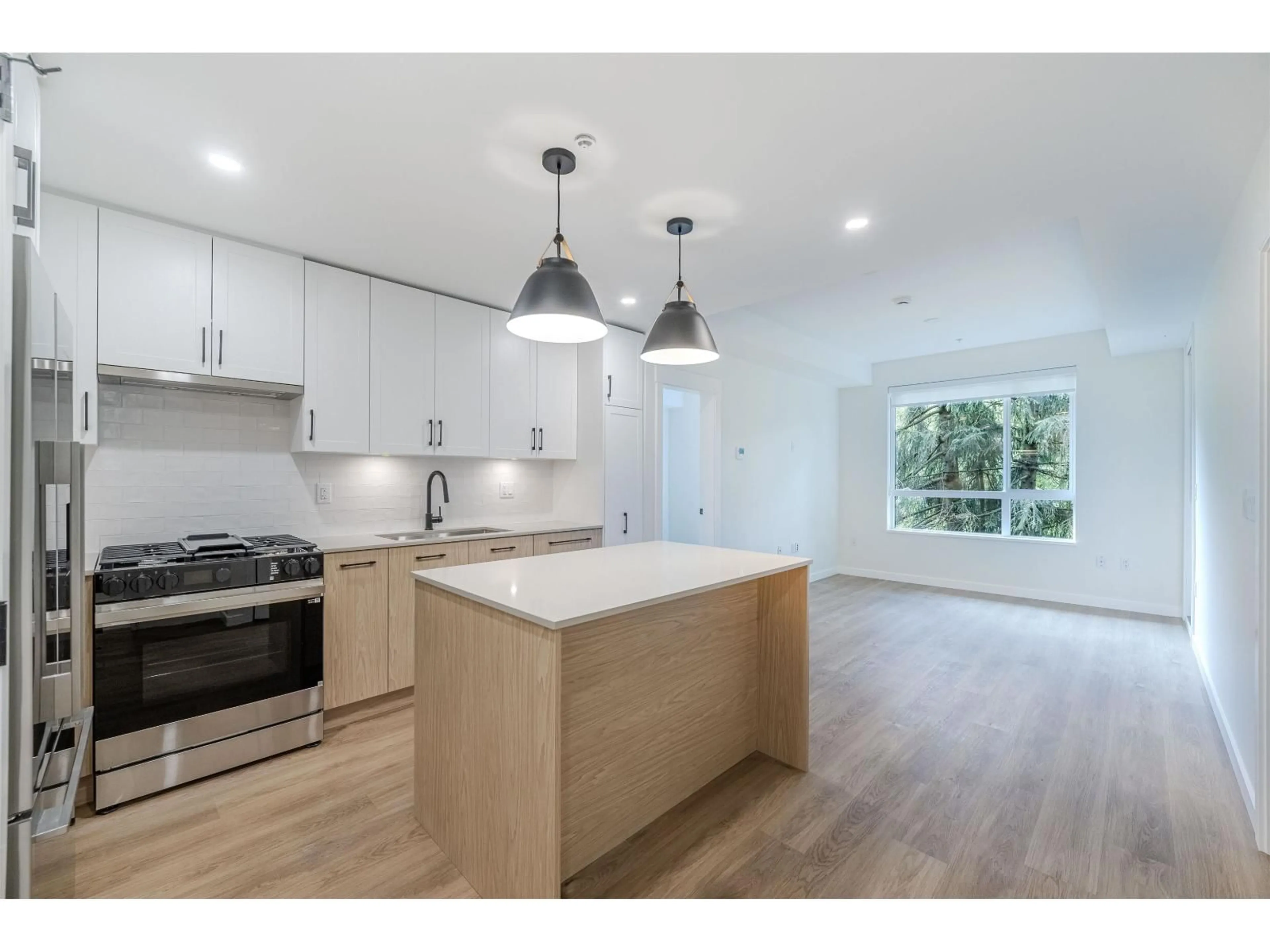 Open concept kitchen, unknown for 206 - 27249 ALDERGROVE TOWN CENTRE DRIVE, Langley British Columbia V4W3N7