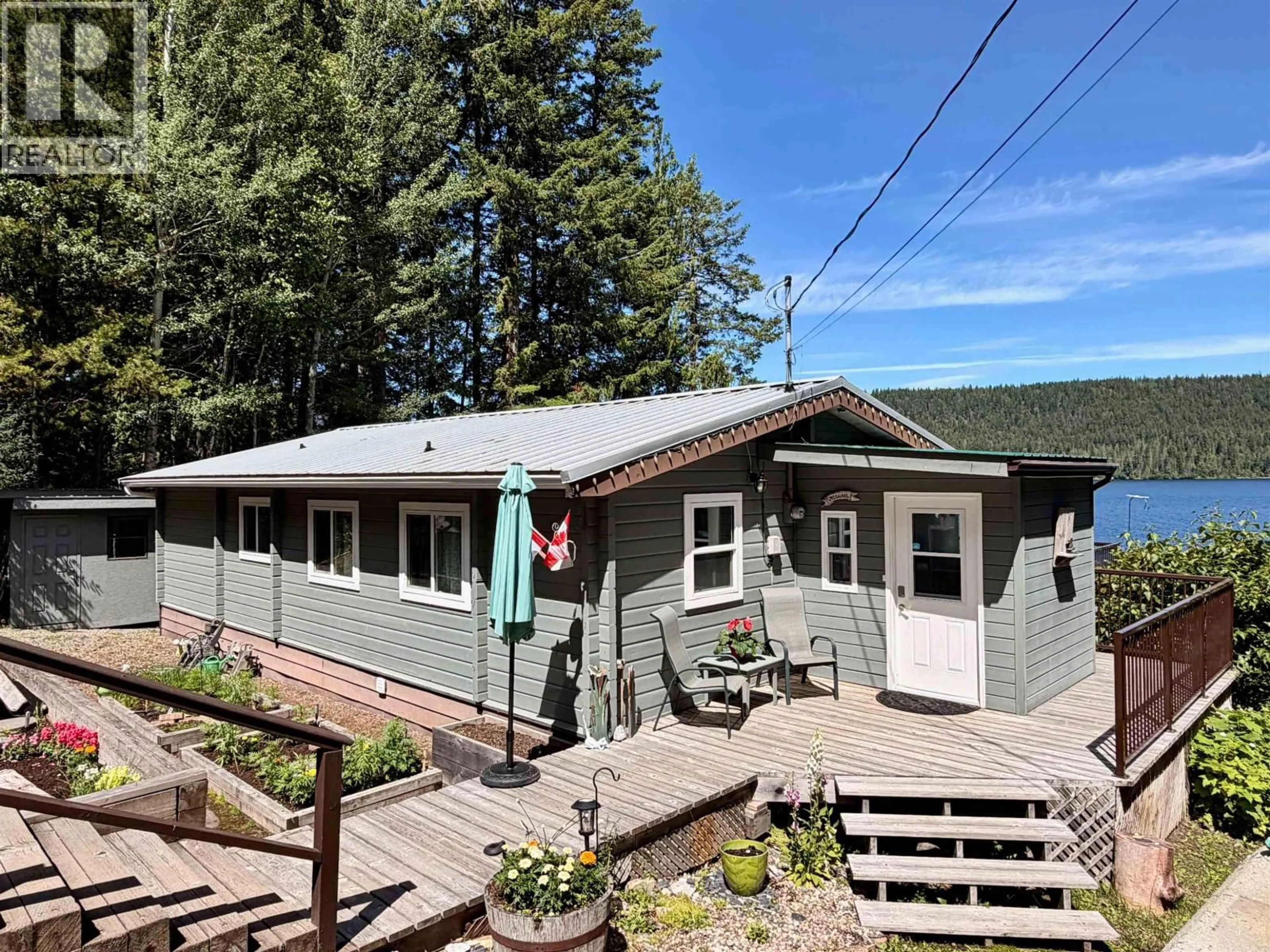 A pic from outside/outdoor area/front of a property/back of a property/a pic from drone, unknown for 9045 MAHOOD LAKE ROAD, Canim Lake British Columbia V0K1J0