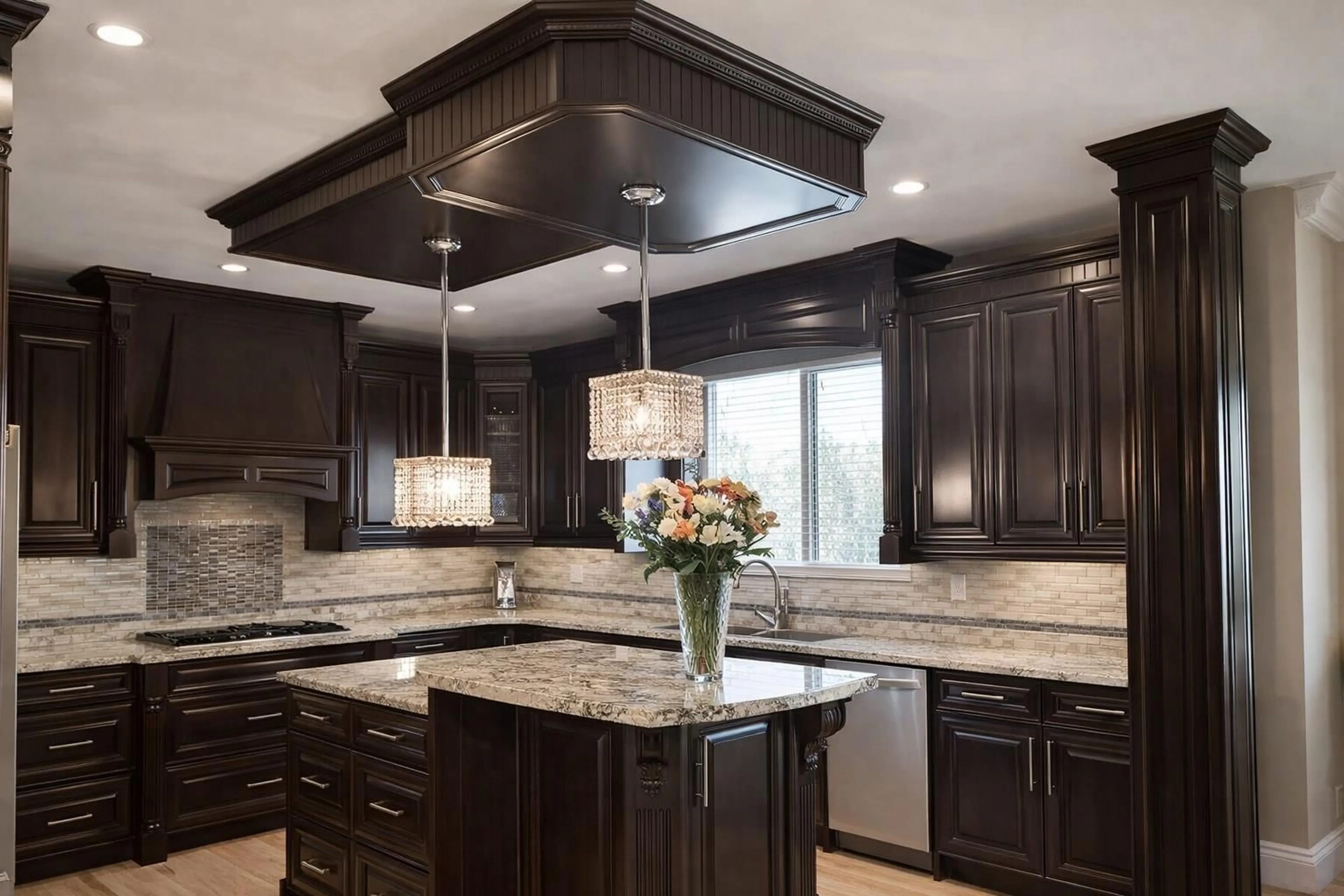 Contemporary kitchen, ceramic/tile floor for 14047 61 AVENUE, Surrey British Columbia V3X1E2