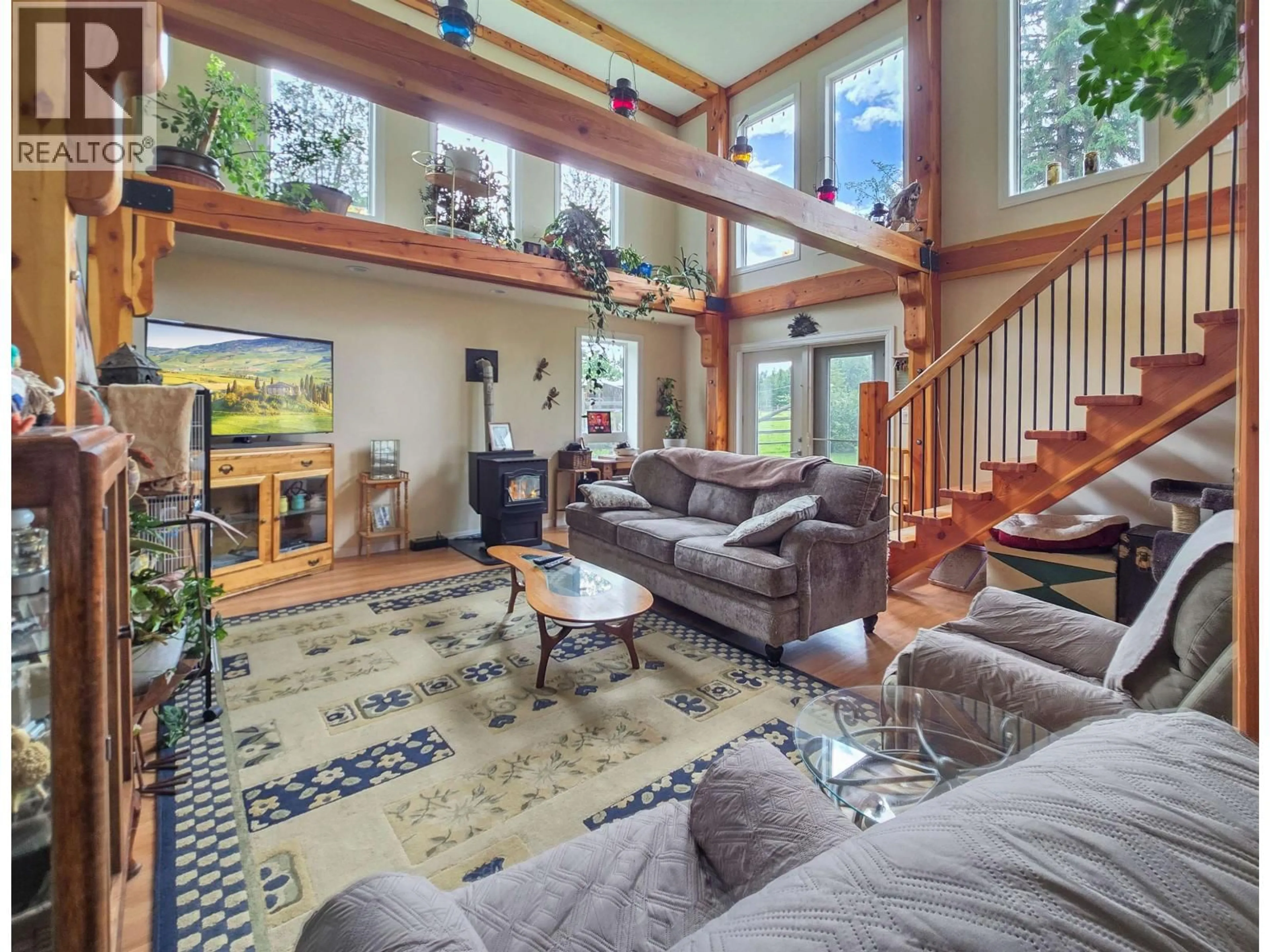 Living room with furniture, unknown for 1350 DYKE ROAD, McBride British Columbia V0J2E0